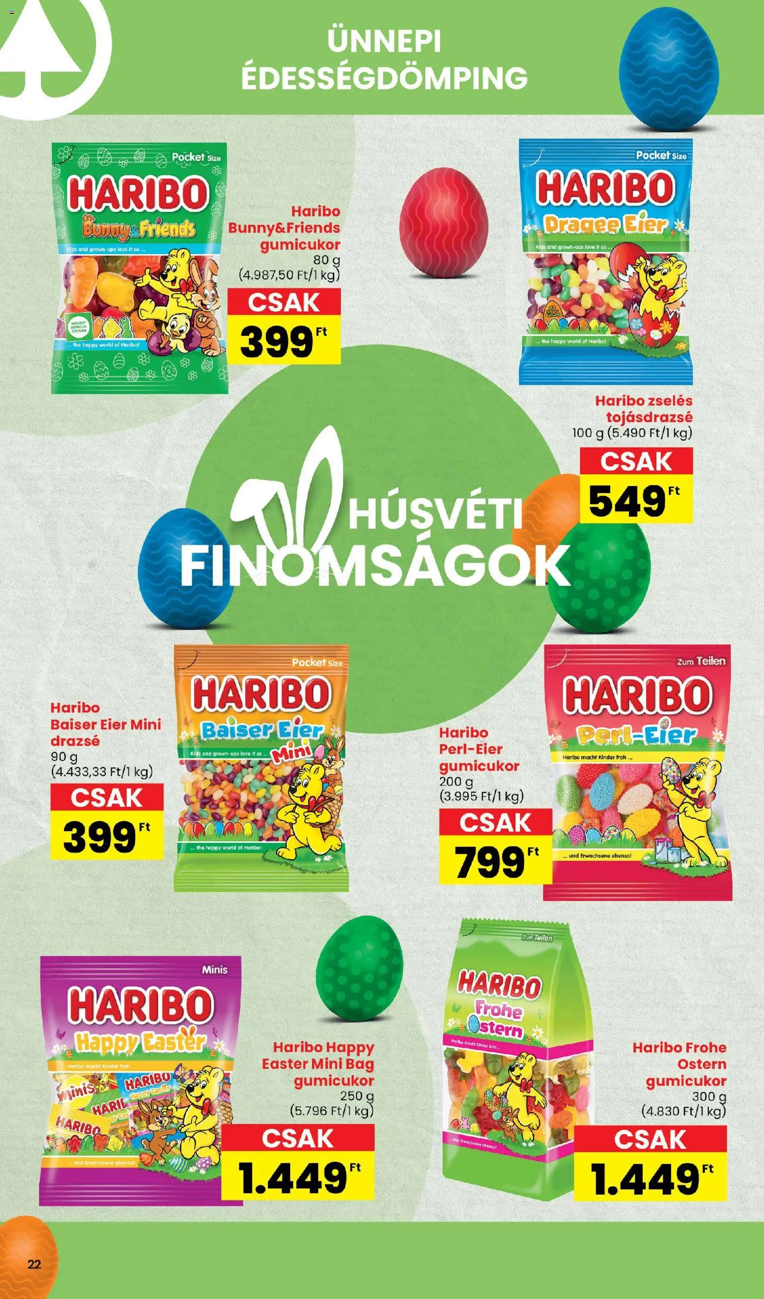 Interspar akciós ujság - amely érvényes a következő dátumtól: 05.03.2026 | Oldal: 22 | Termékek: Gumicukor, Drazsé, Só