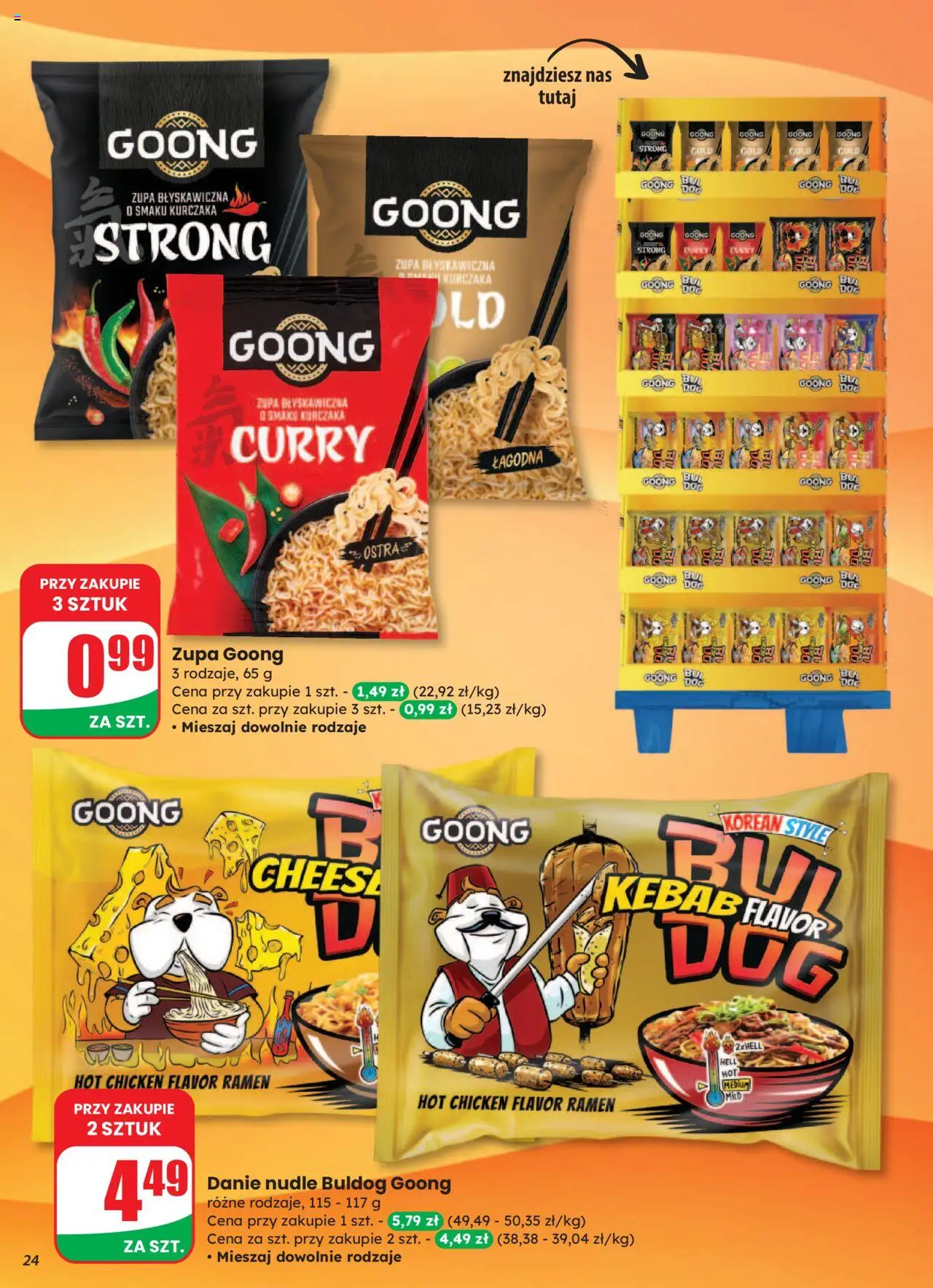 Dino Gazetka od 13.08.2025 | Strona: 24 | Produkty: Curry, Kebab, Zupa