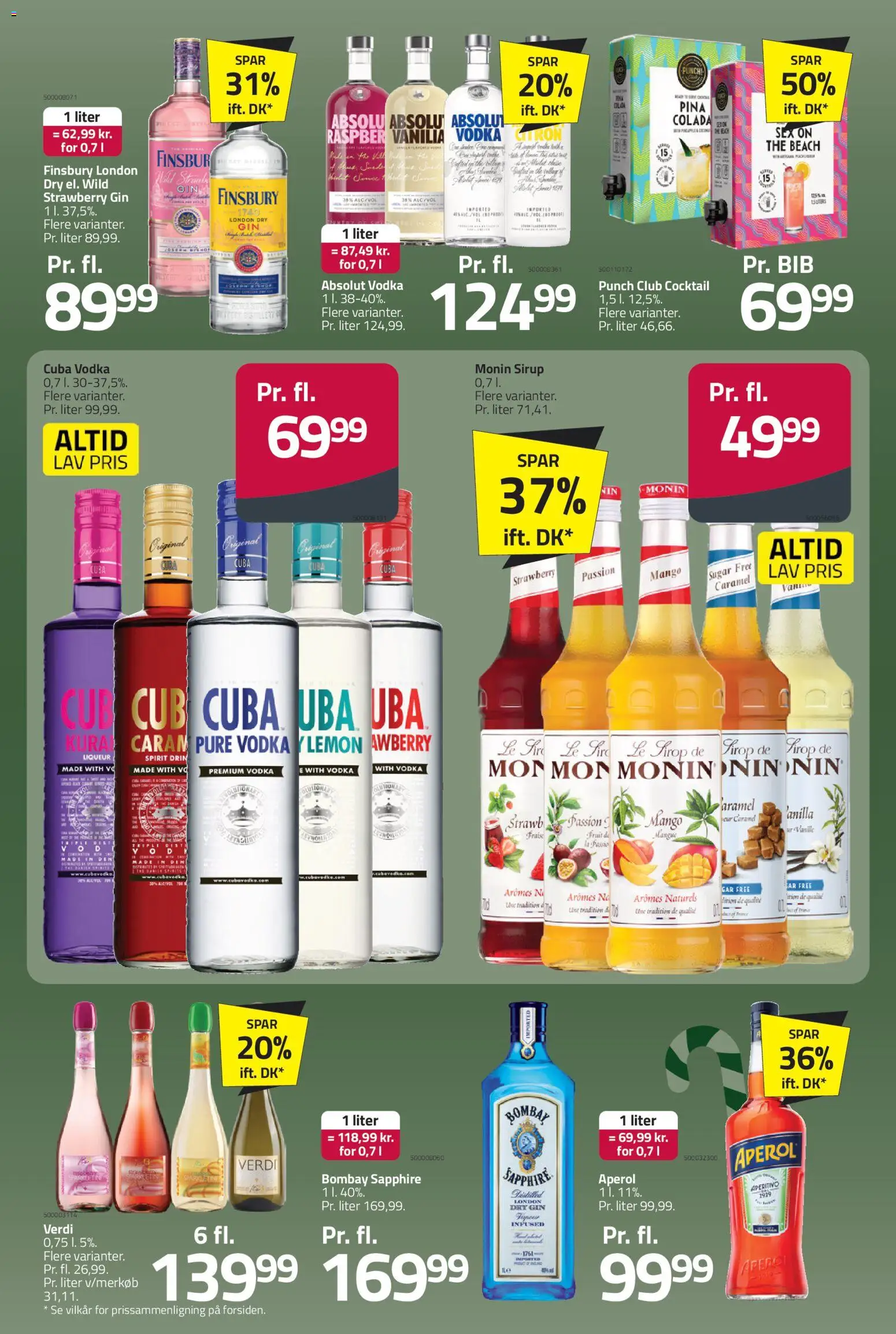 Fleggaard tilbudsavis – gyldig fra 05.11.2025 | Side: 34 | Produkter: Mango, Gin, Vodka