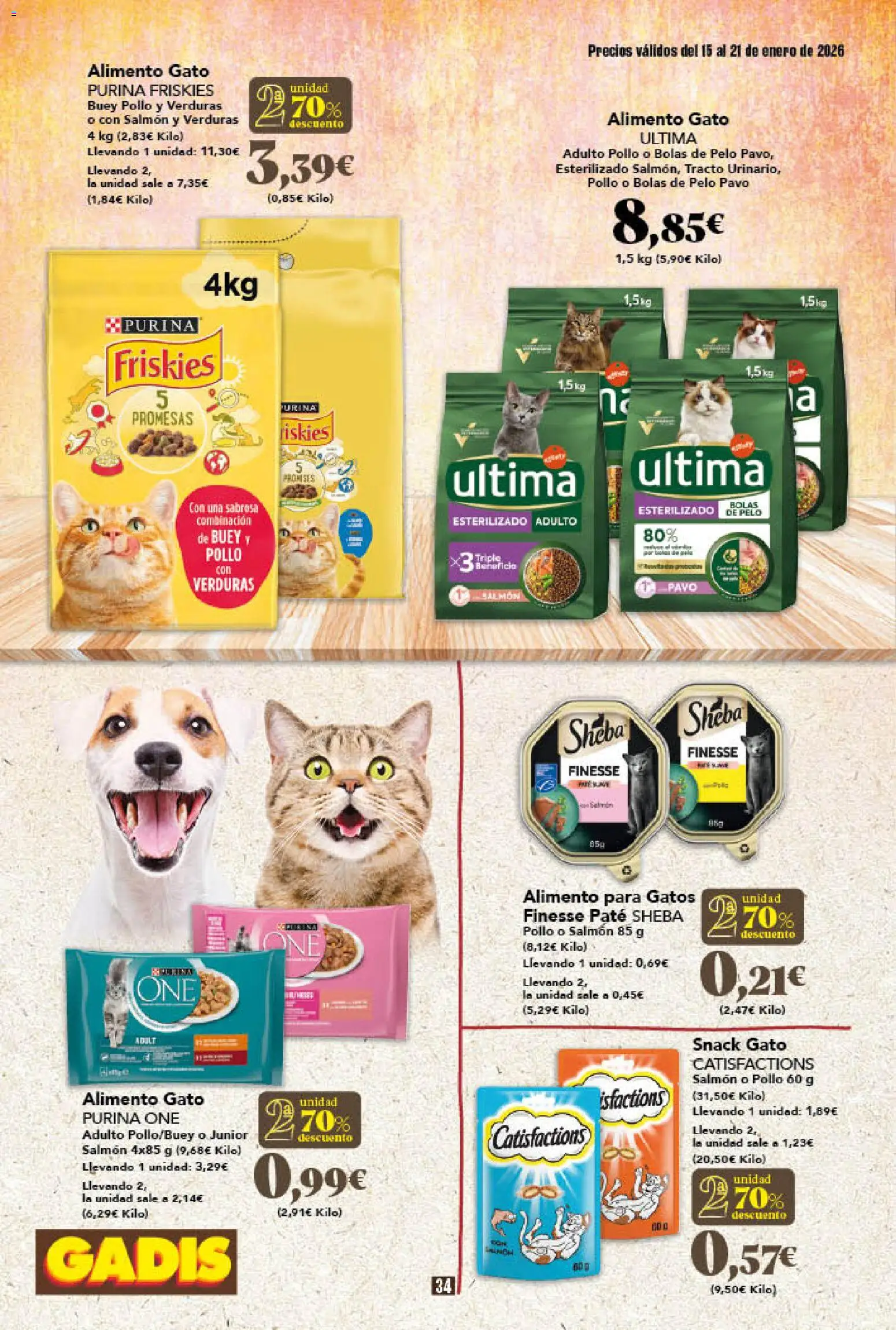 Gadis - folleto │ válido desde el 15.01.2026 | Página: 34 | Productos: Paté