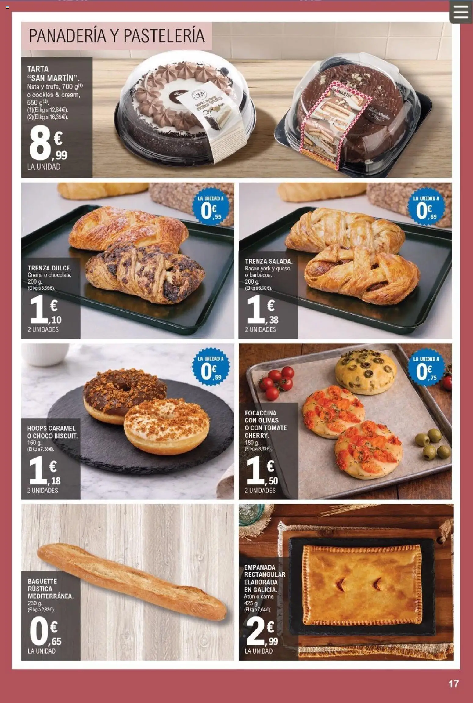 E.Leclerc folleto │ válido desde el 11.03.2026 | Página: 17 | Productos: Queso, Crema, Panadería