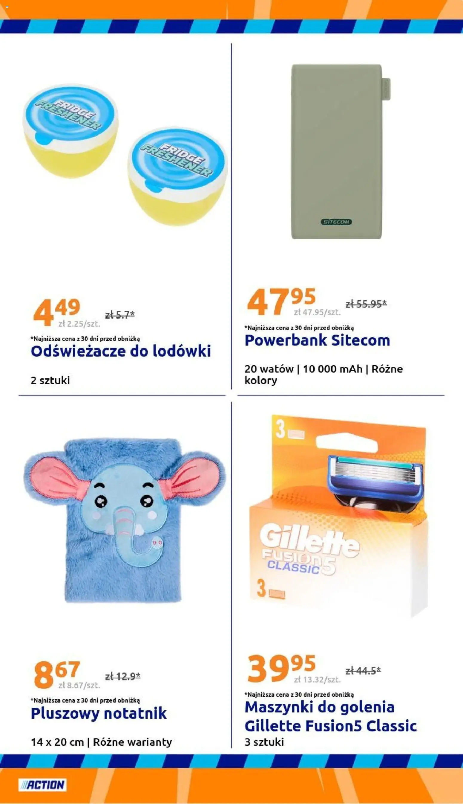 Action gazetka od 29.04.2026 | Strona: 25 | Produkty: Gillette, Powerbank, Maszynki do golenia