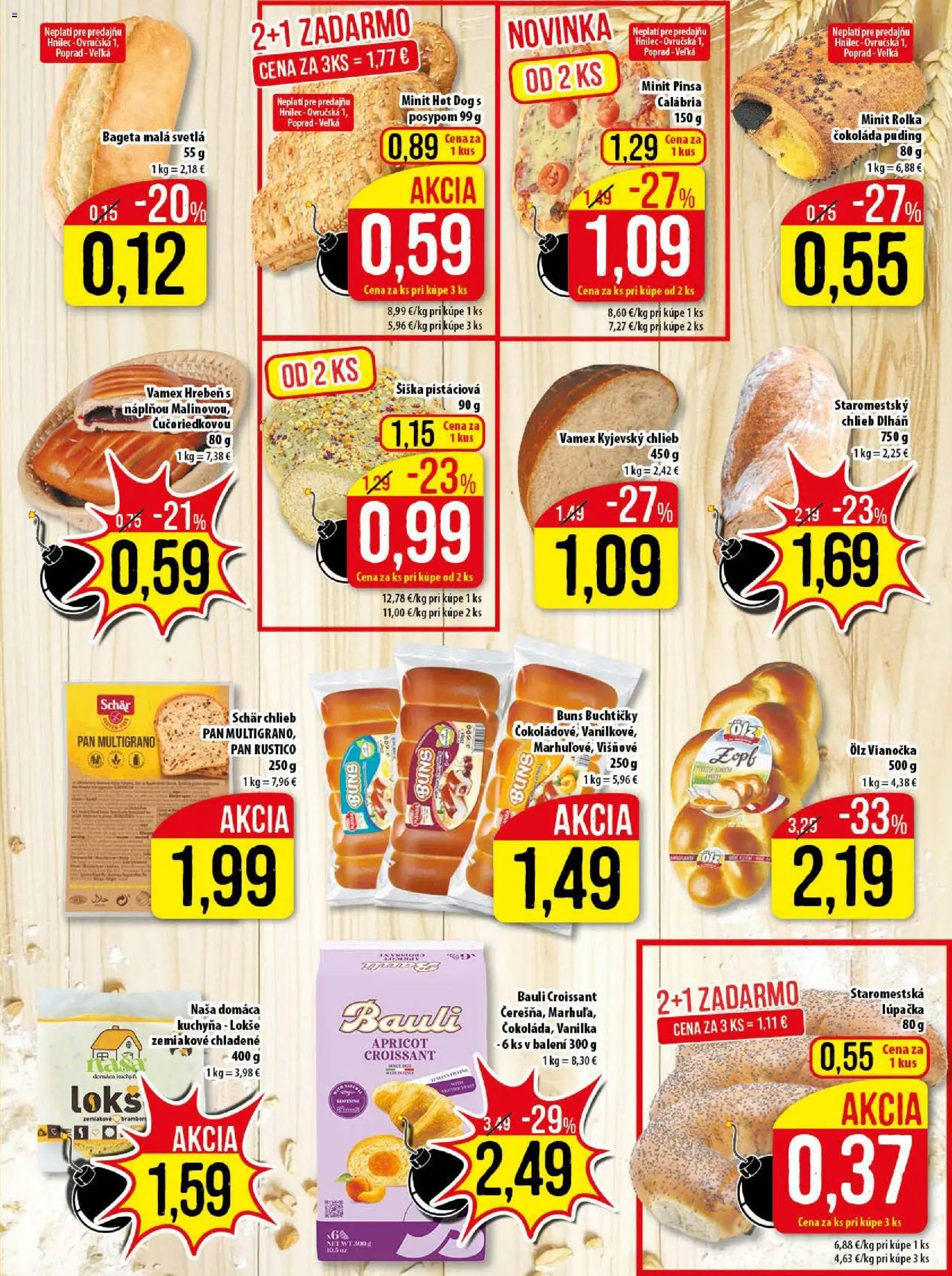 Nové Klas akcie – leták je platný od 03.11.2025 | Strana: 7 | Produkty: Kuchyňa, Croissant, Hrebeň, Svetlá