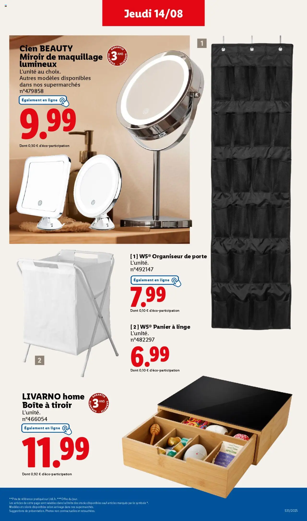  | Page: 41 | Produits: Panier à linge, Maquillage, Panier, Miroir