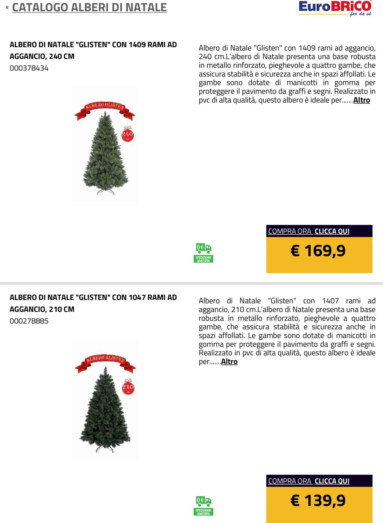 Volantino Eurobrico del 23.07.2025 | Pagina: 7 | Prodotti: Albero di natale, Pavimento