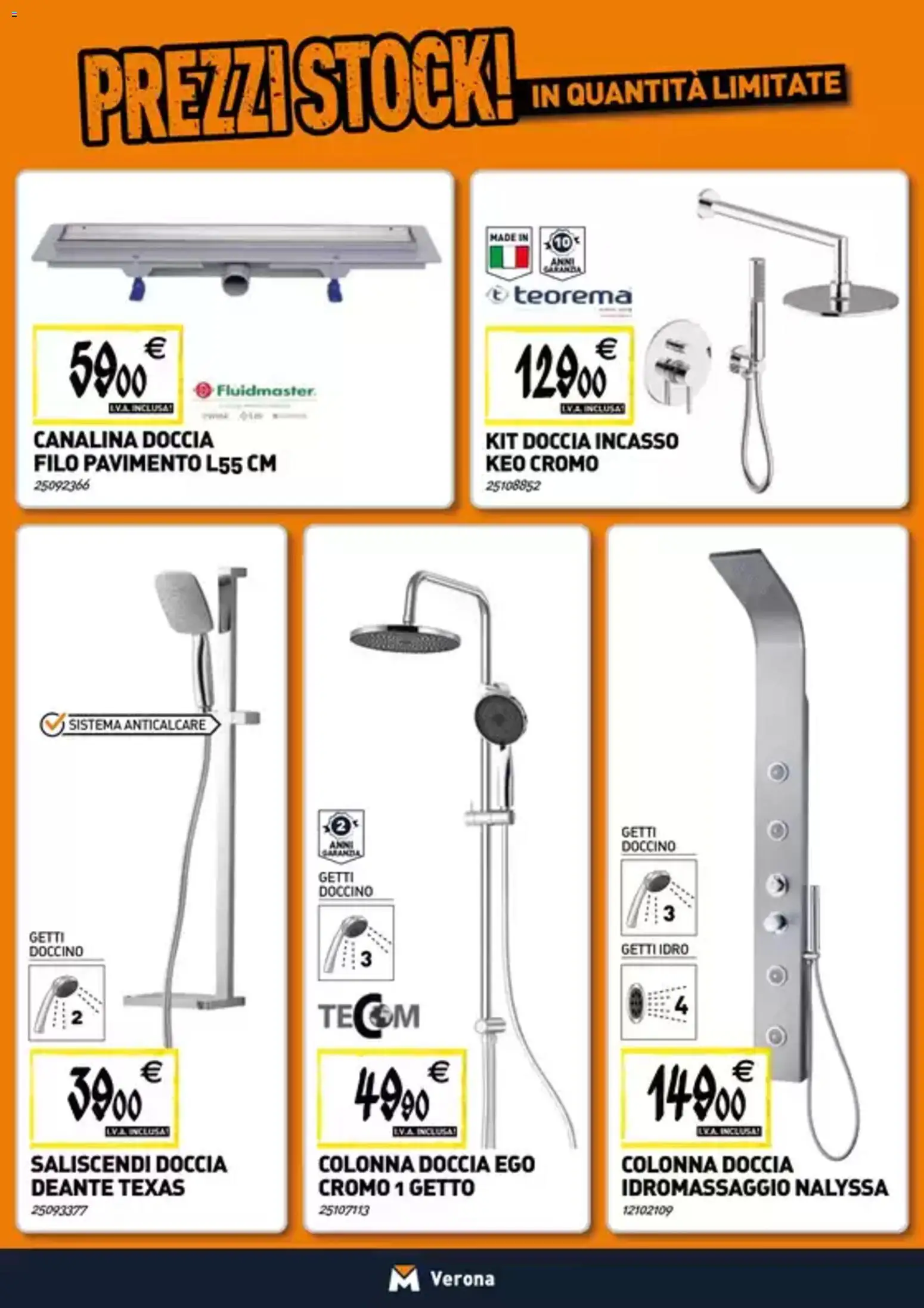 Volantino TECNOMAT del 30.10.2025 | Pagina: 3 | Prodotti: Anticalcare, Pavimento, Doccia