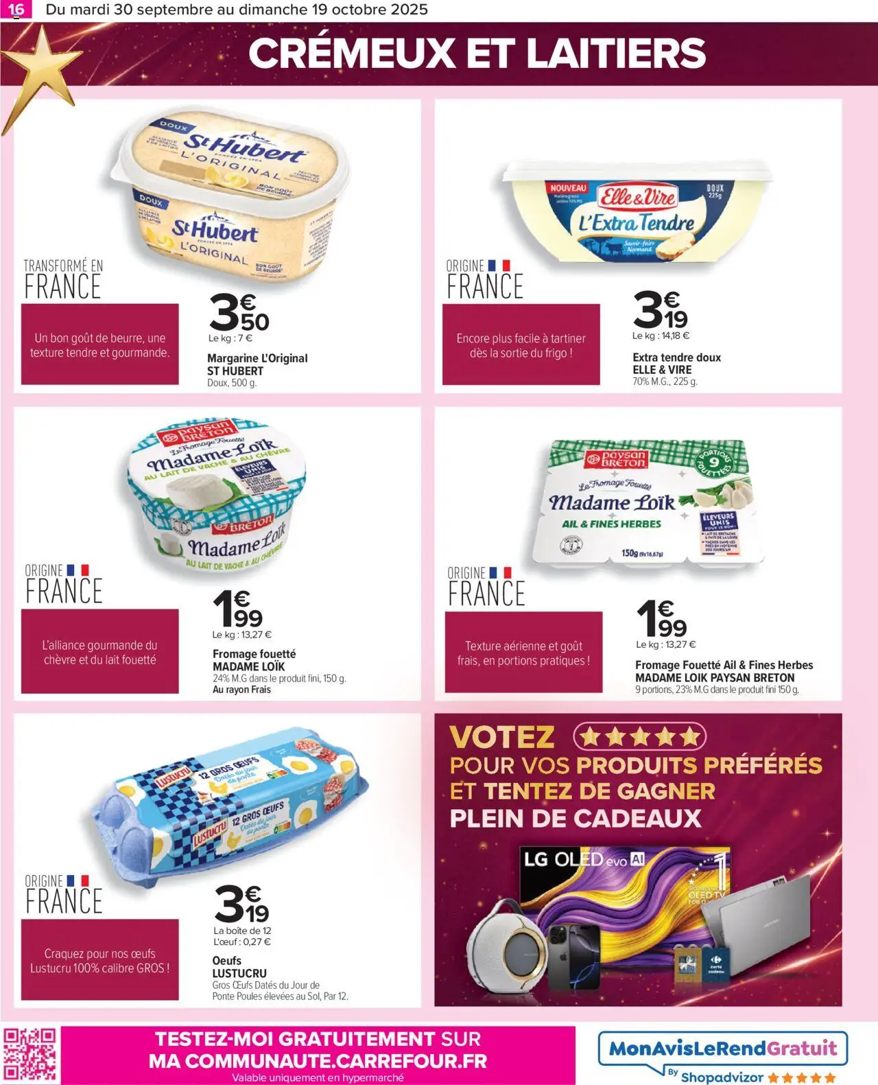  | Page: 16 | Produits: Frigo, Lait, Fromage, Œufs