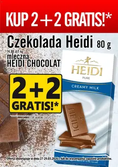 Pogląd oferty "Prim Market promocja - Czekolada Heidi" - ważna od 27.03.2026