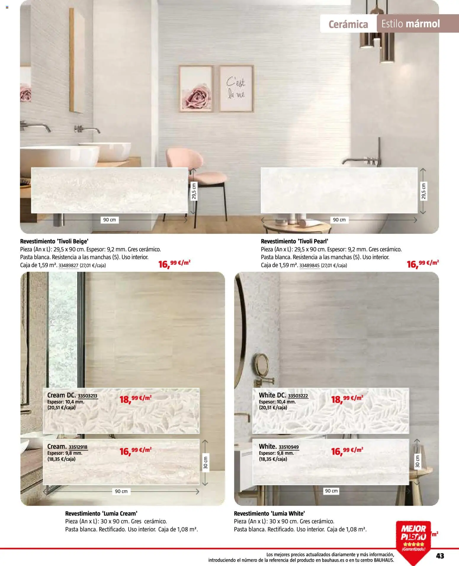 Bauhaus - Suelos y revestimientos │ válido desde el 24.02.2026 | Página: 43 | Productos: Pasta, Caja