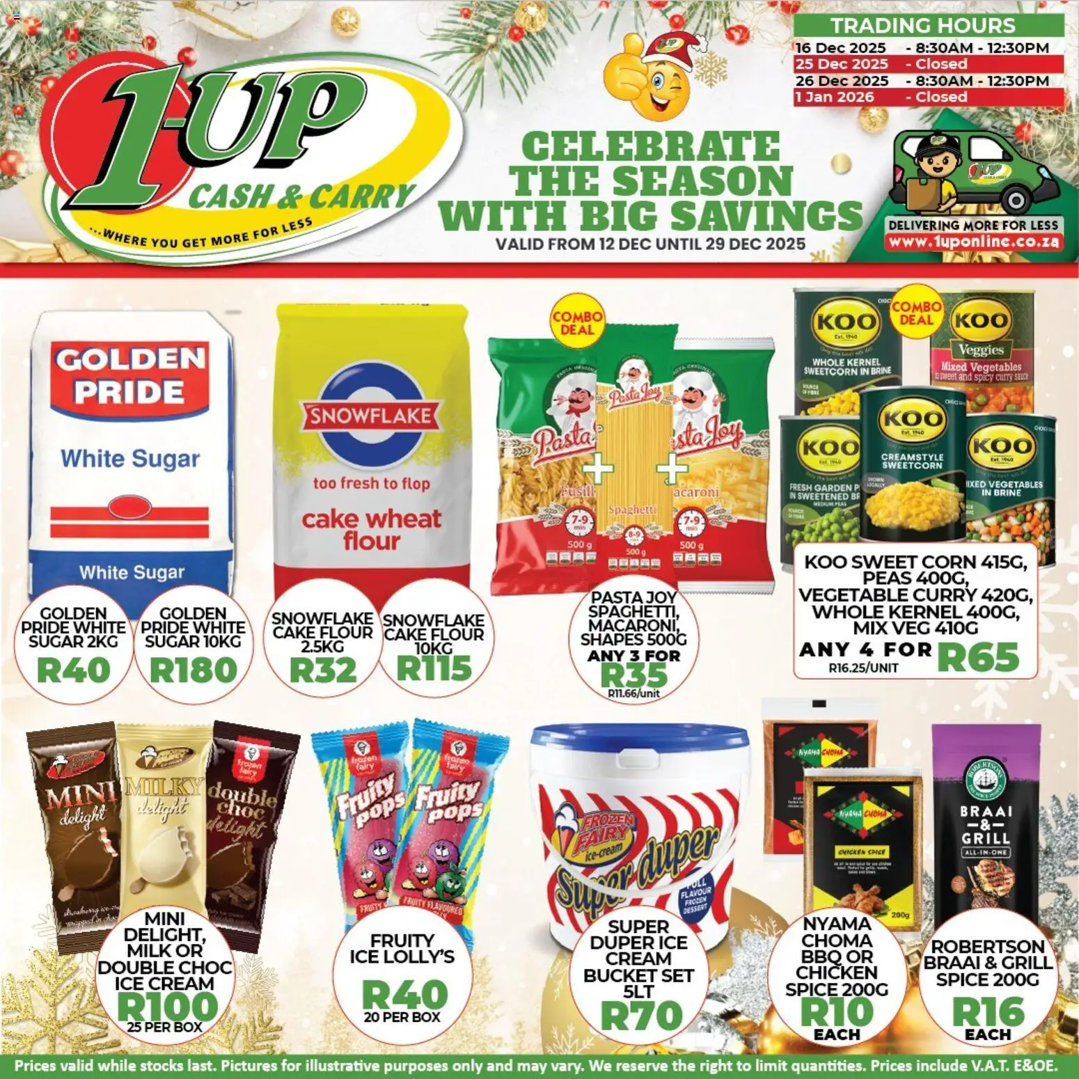 New 1UP Cash & Carry catalogue – valid from 12.12.2025 | Page: 6 | Products: Cake, Box, Cream, Ice cream