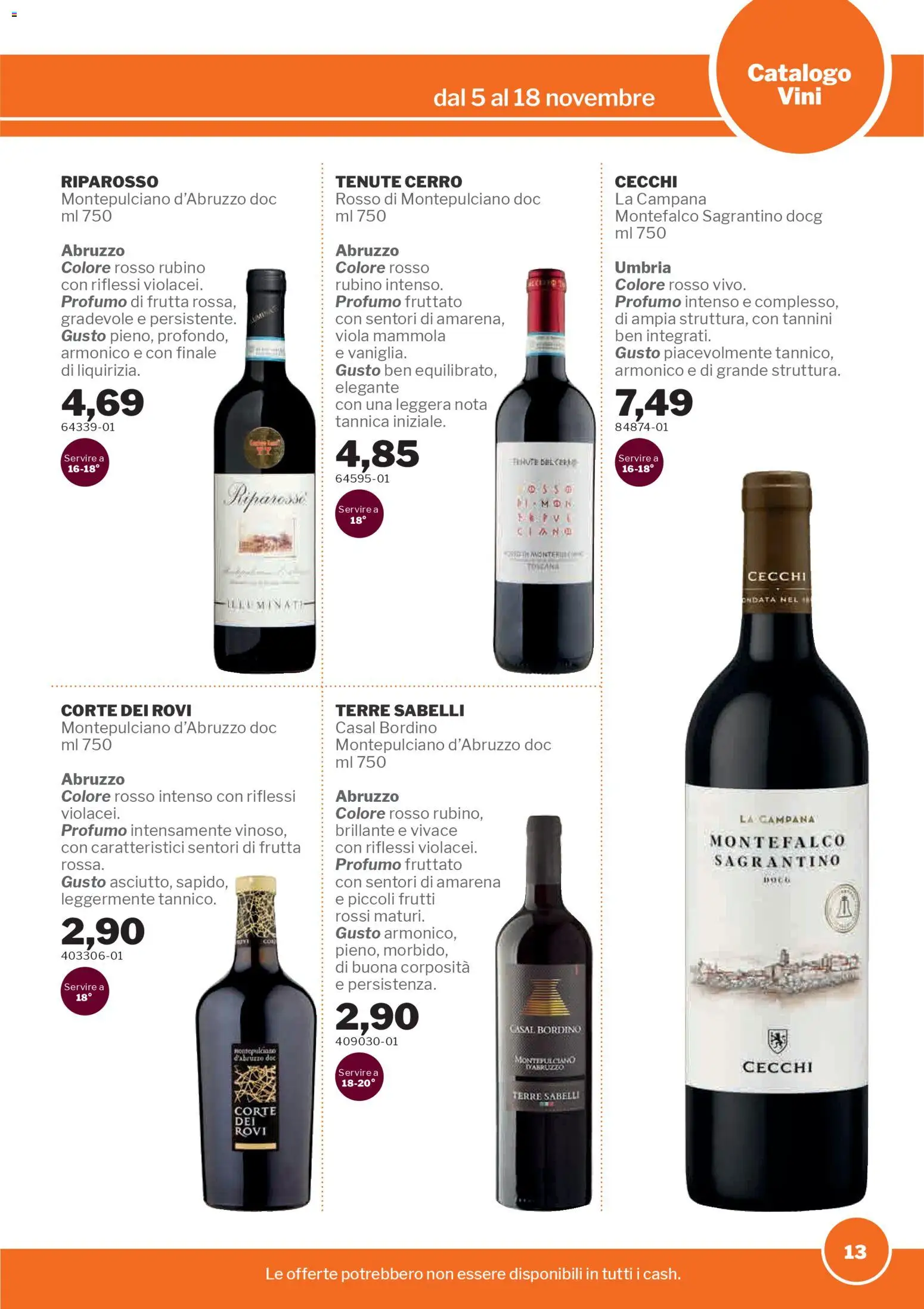 Volantino Sogegross del 05.11.2025 | Pagina: 13 | Prodotti: Frutta, Amarena, Profumo