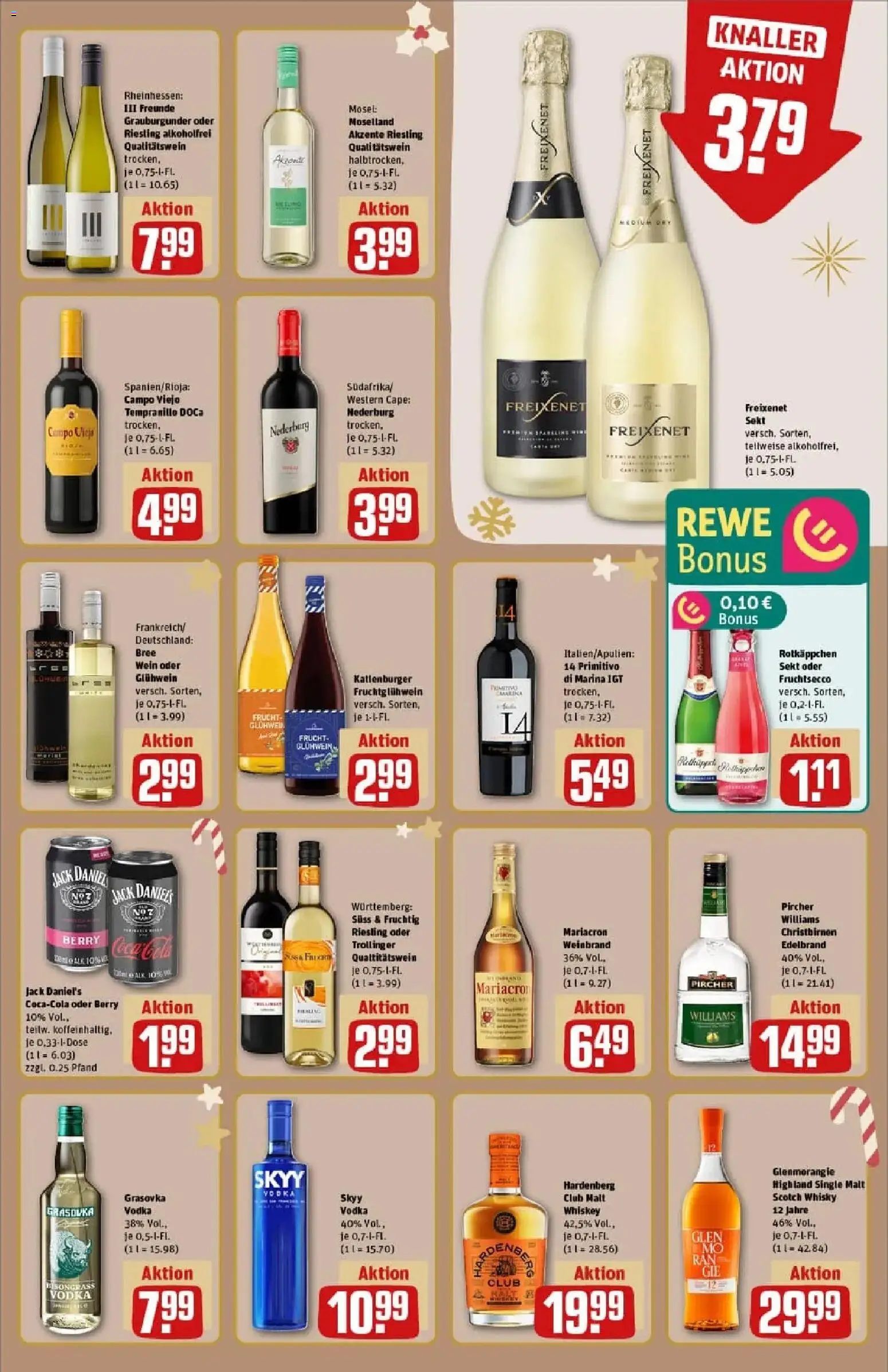 Rewe prospekt Calw / Hirsau	 – gültig ab 23.11.2025 | Seite: 17 | Produkte: Rotkappchen sekt, Mariacron, Rotkäppchen, Whiskey