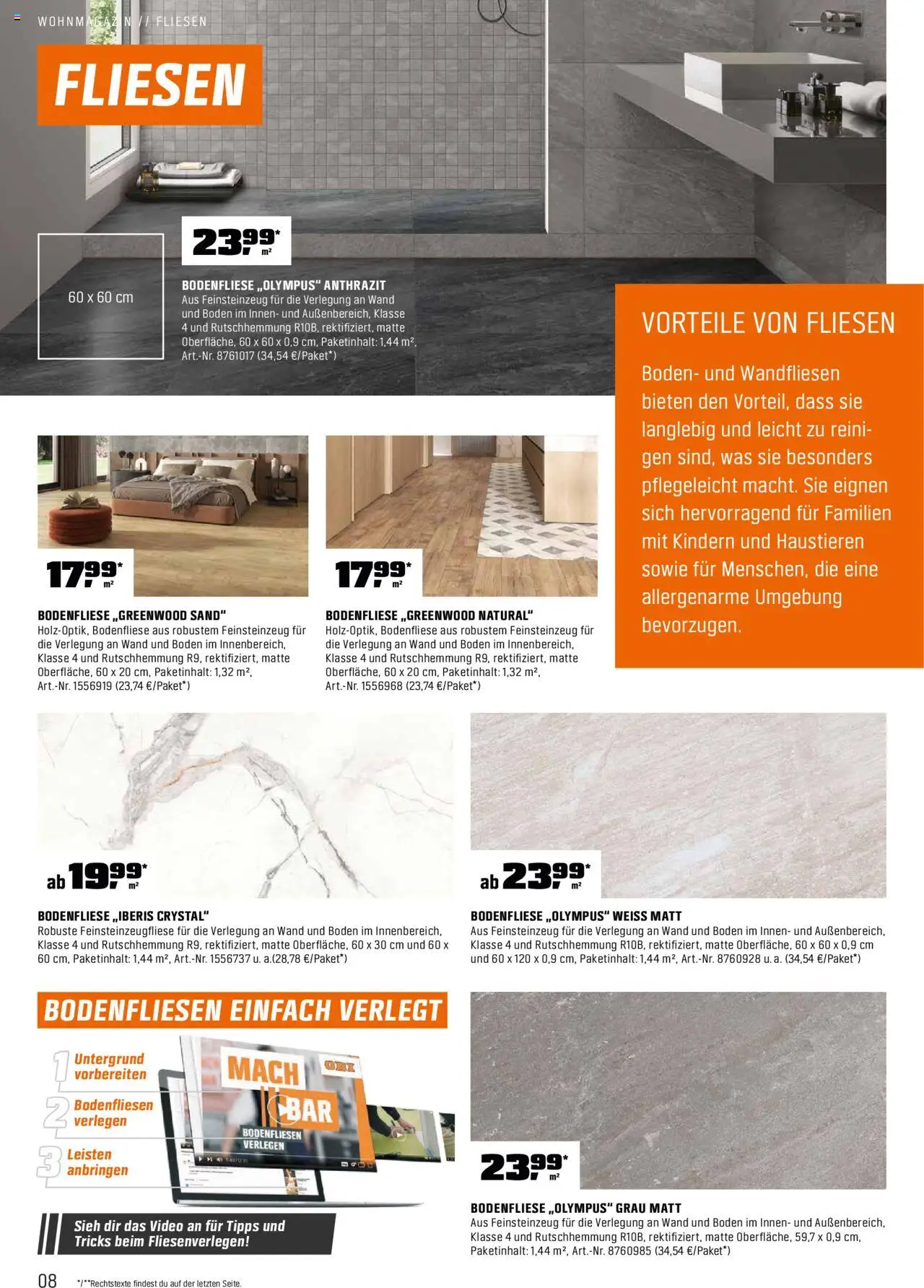 Obi  Alles für dein Zuhause – gültig ab 13.10.2025 | Seite: 8 | Produkte: Video