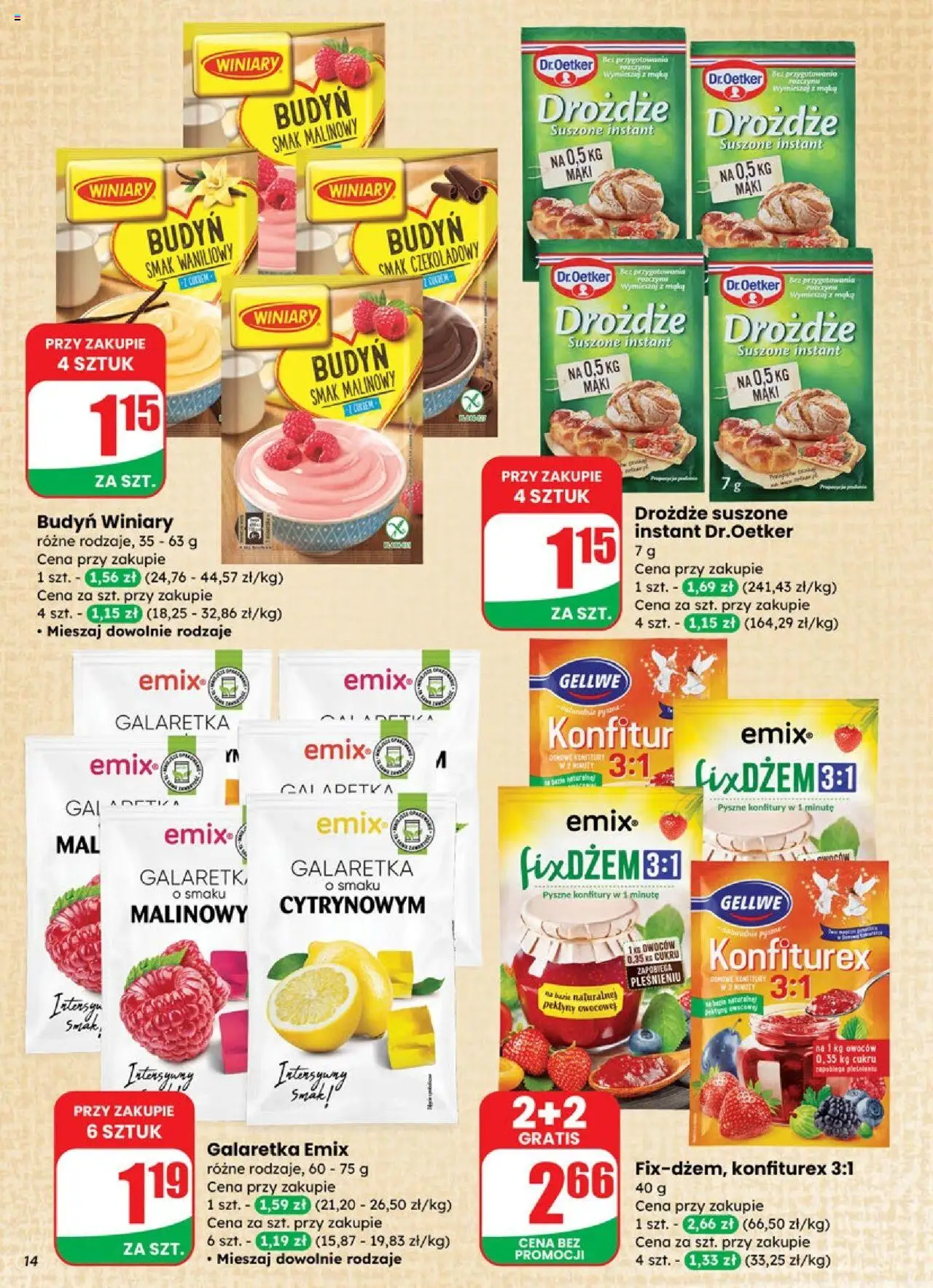 Dino Gazetka od 10.09.2025 | Strona: 14 | Produkty: Galaretka