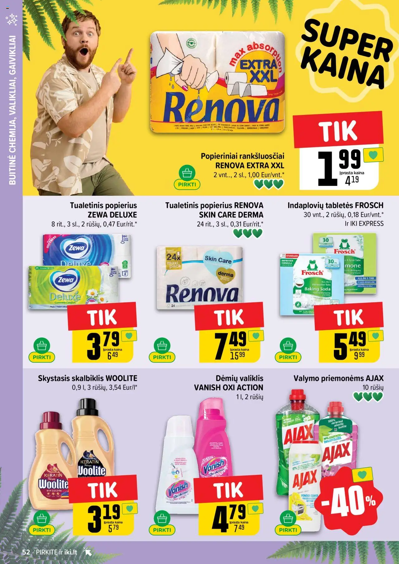 IKI leidinys│galioja nuo 16.06.2025 | Puslapis: 52 | Prekių: Tualetinis popierius