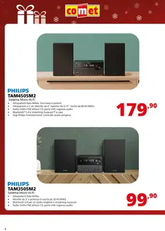Anteprima del volantino Comet Philips Audio catalogo valido a partire dal 05.12.2025 | Pagina: 6 | Prodotti: Audio, Radio