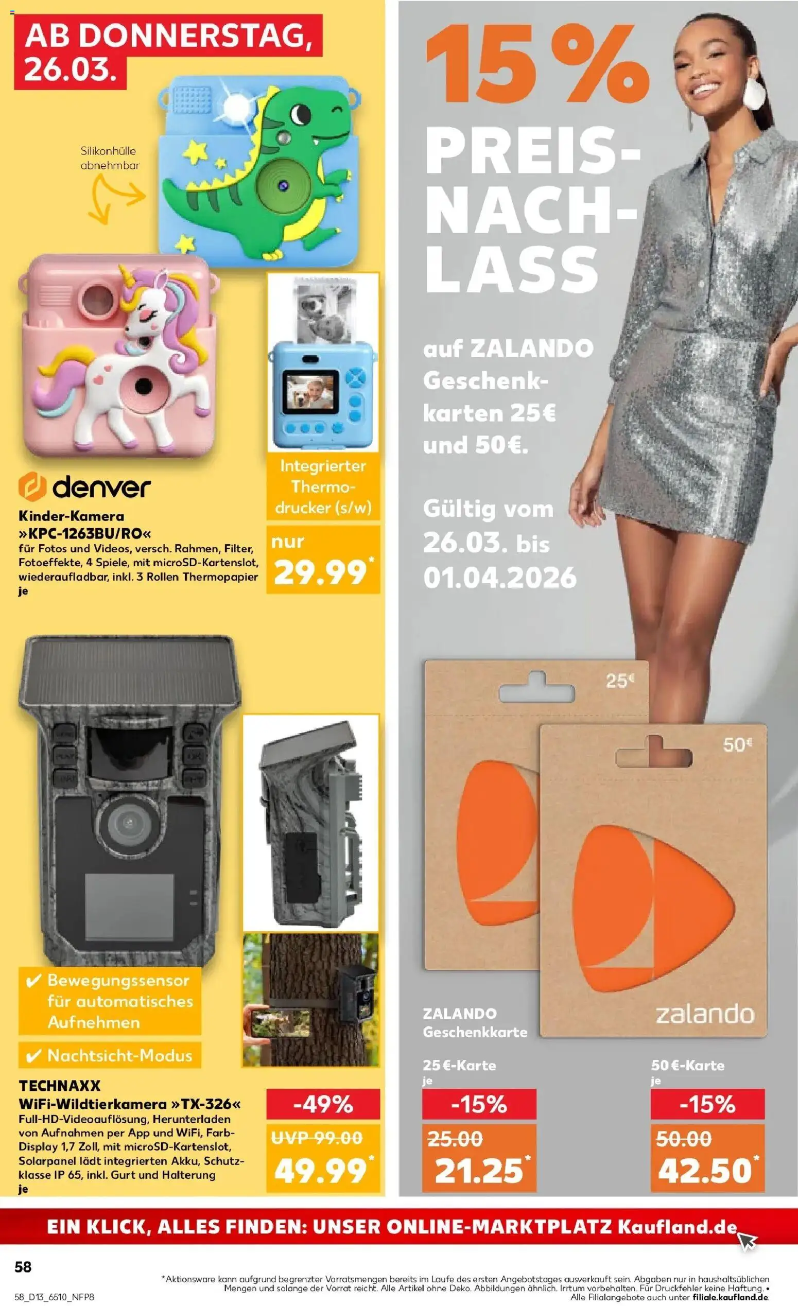 Kaufland Prospekt Andernach	 – gültig ab 26.03.2026 | Seite: 58 | Produkte: Drucker