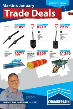 Chamberlain specials catalogue – valid from 05.01.2026