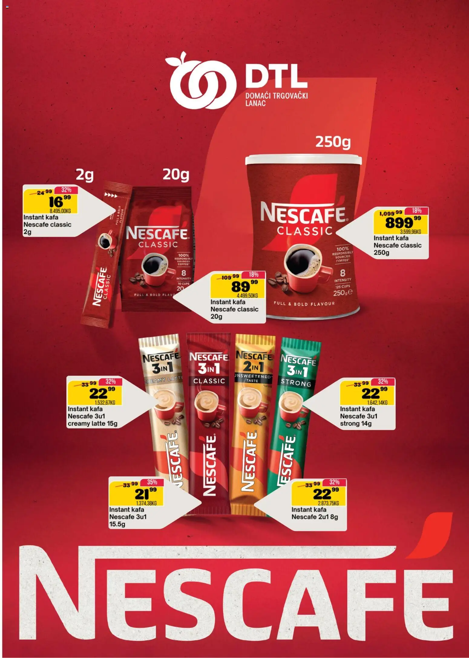 Senta Promet katalog - važi od 11.03.2026 | Strana: 3 | Proizvode: Instant kafa, Kafa, Nescafé