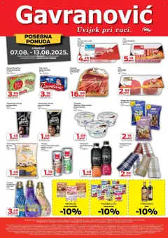 Katalog Gavranović - Pregled kataloga iz trgovine Gavranović, vrijedi od 07.08.2025