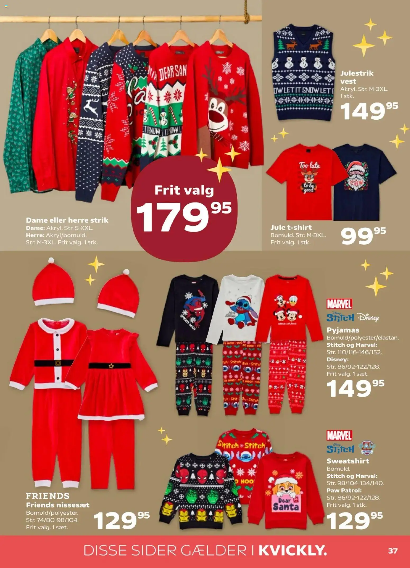 Kvickly tilbudsavis – gyldig fra 07.11.2025 | Side: 41 | Produkter: Vest, Pyjamas