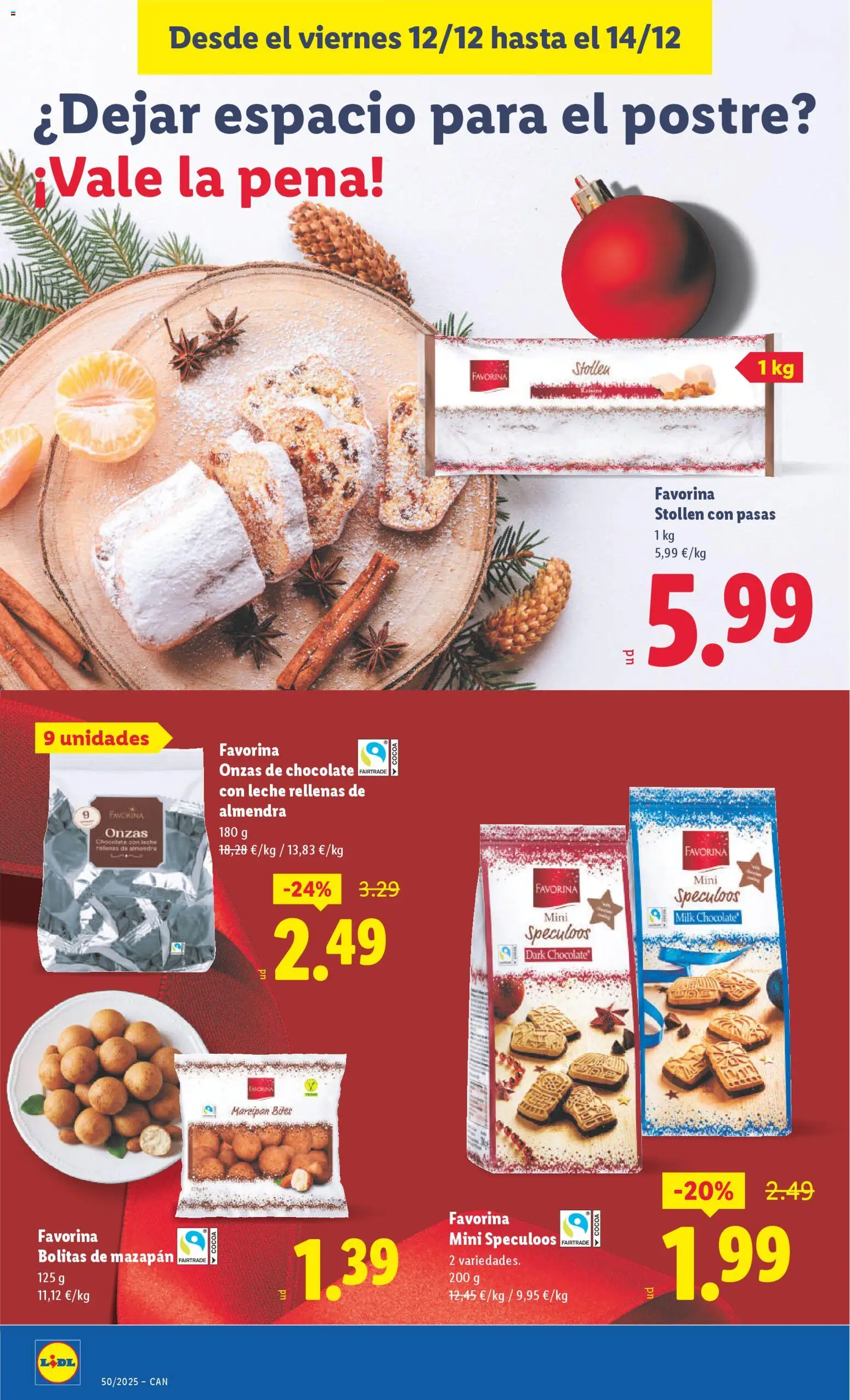 Lidl - Canarias │ válido desde el 08.12.2025 | Página: 38 | Productos: Leche, Chocolate, Chocolate con leche