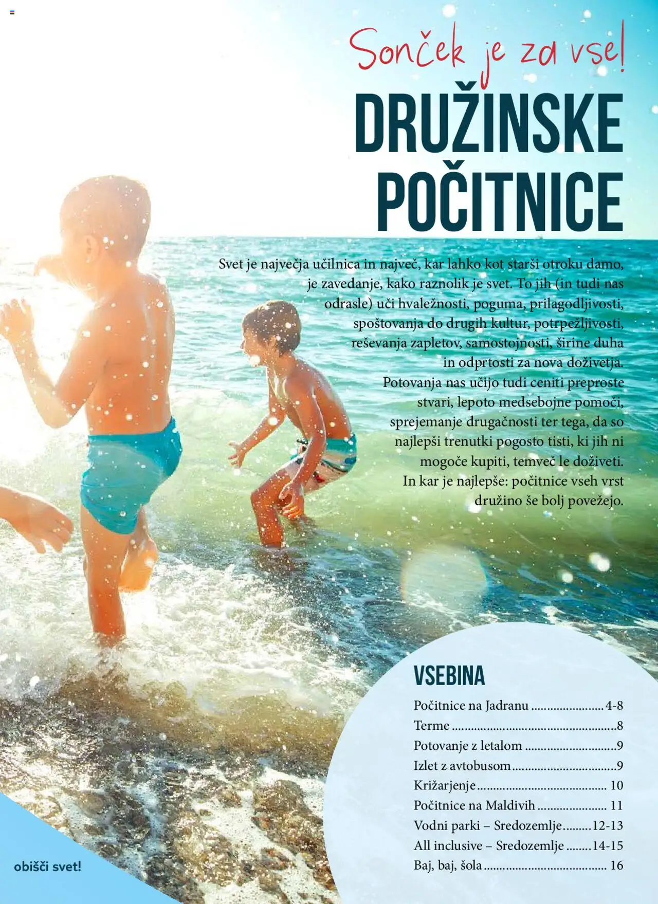 Sonček katalog družinske počitnice │ velja od 01.06.2025 | Stran: 3