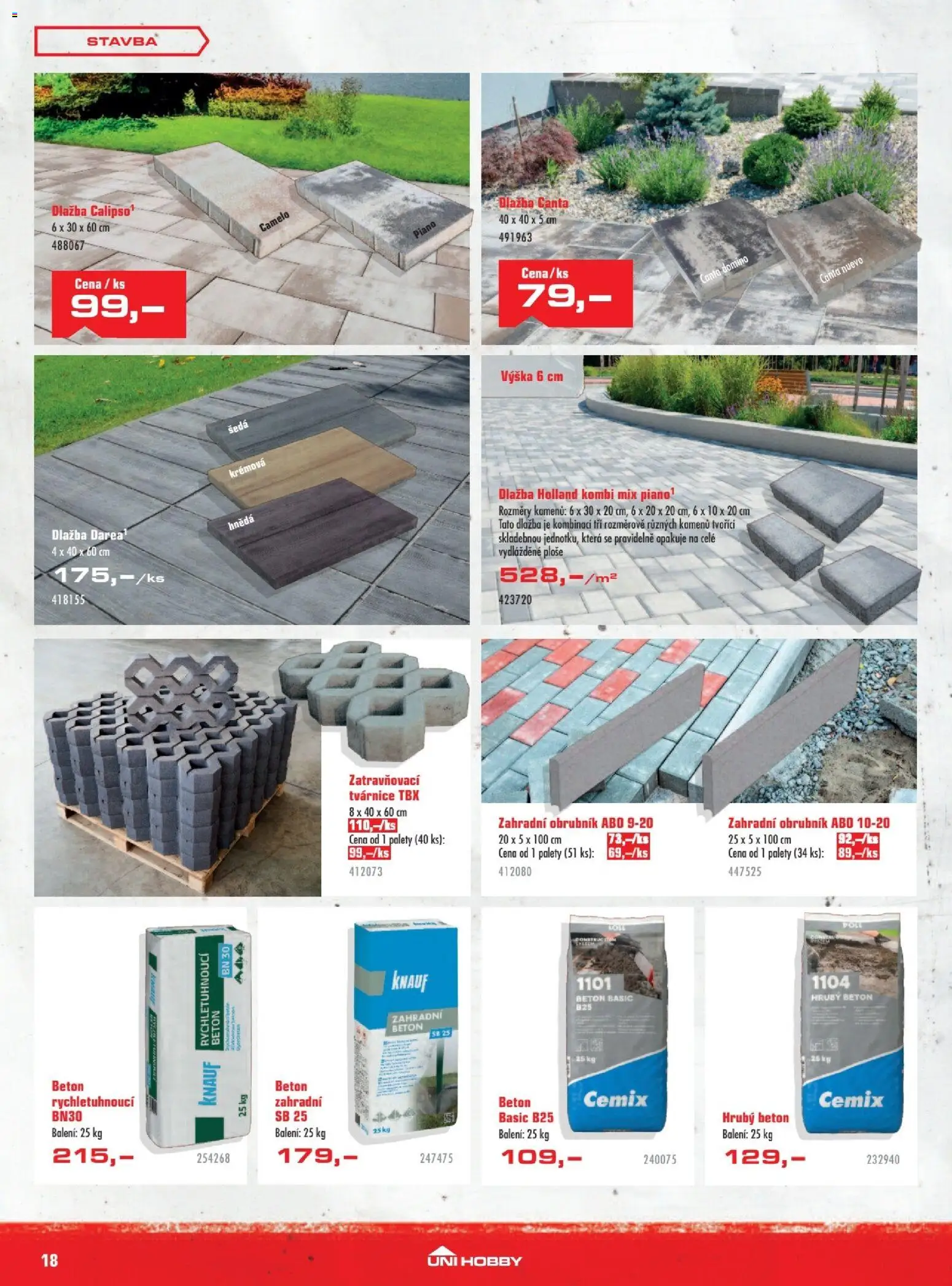 Uni Hobby leták od 30.04.2026 | Strana: 18 | Produkty: Dlažba