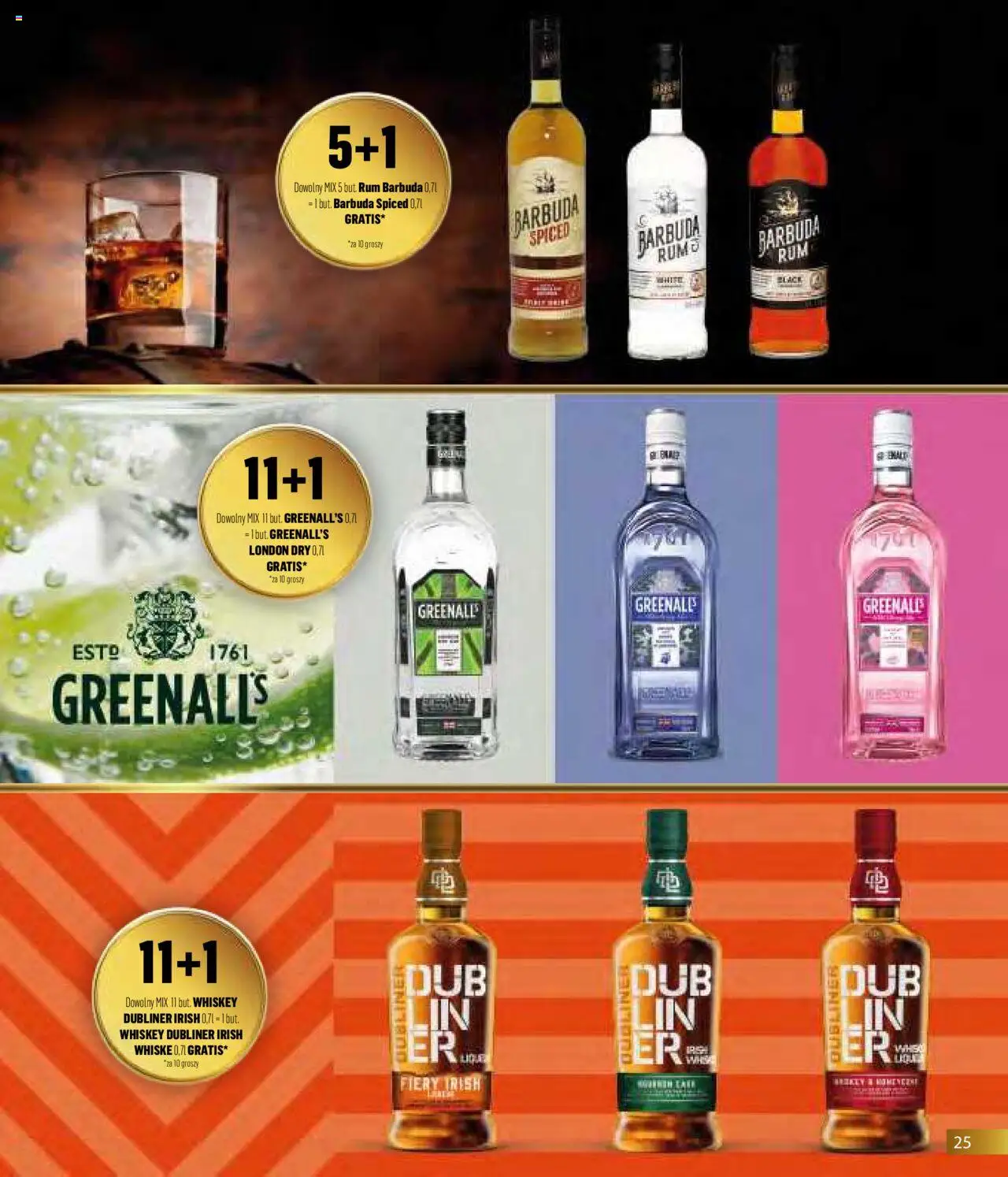 Eurocash Gazetka - Horeca od 01.06.2025 | Strona: 25 | Produkty: Rum, Gin