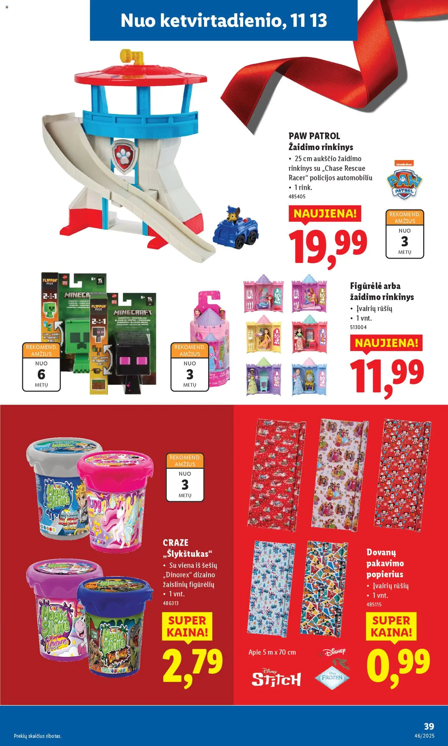 LIDL akcijos nuo 10.11.2025 | Puslapis: 39