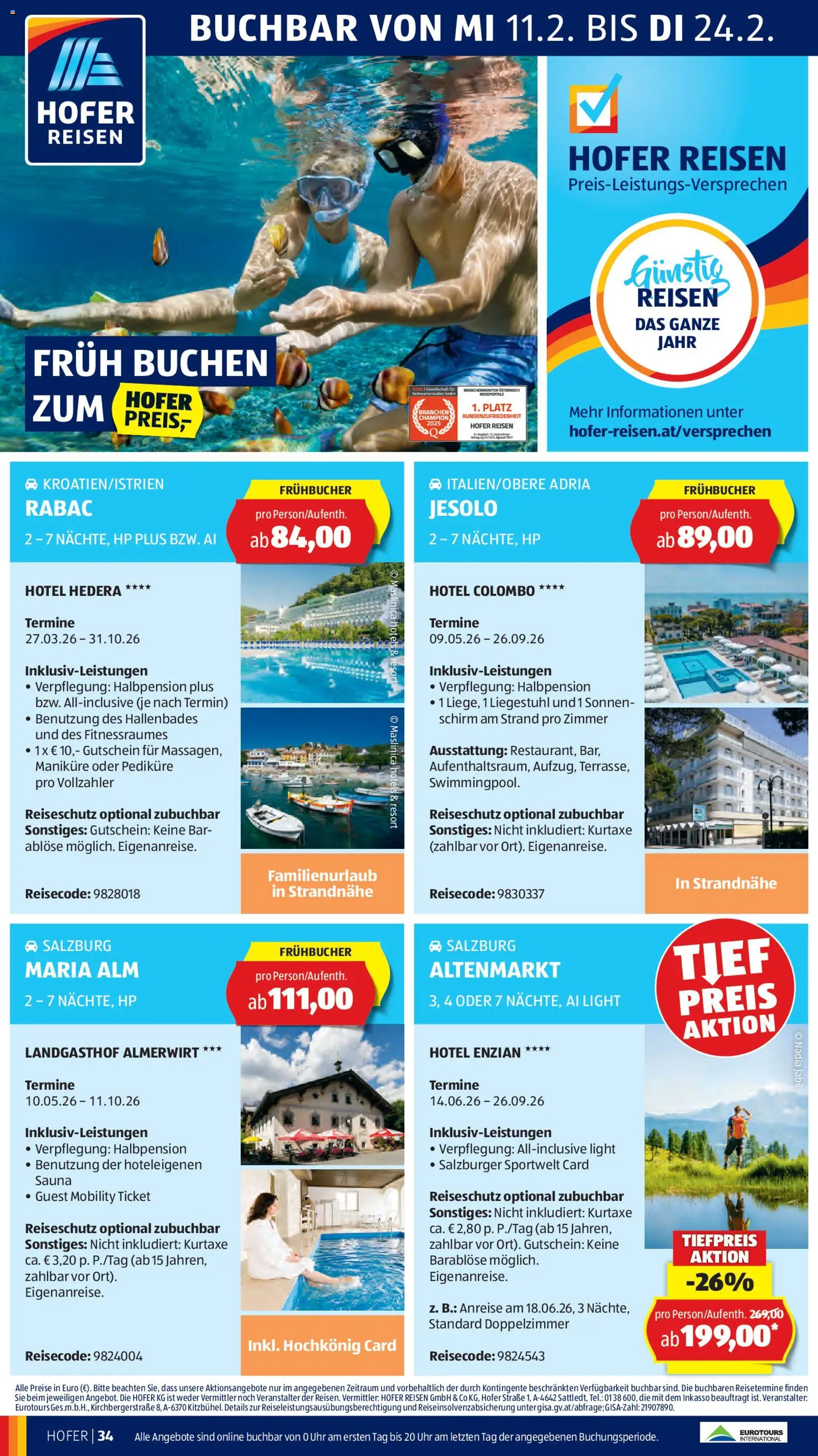 Hofer AT akciós ujság - amely érvényes a következő dátumtól: 13.02.2026 | Oldal: 38