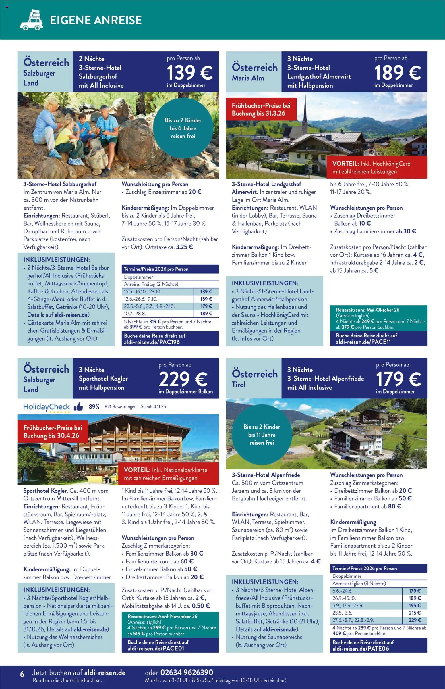 Aldi Reisen Prospekt 	 – gültig ab 01.12.2025 | Seite: 6
