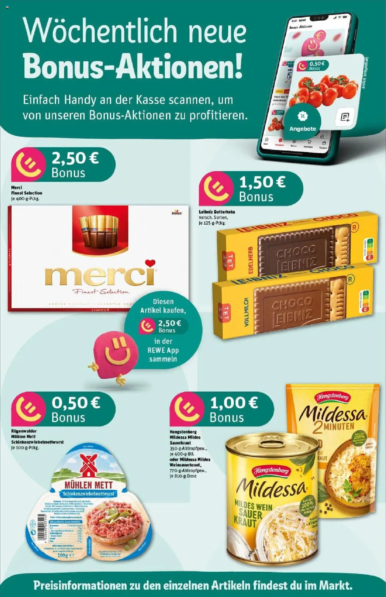 Rewe prospekt Wetzlar	 – gültig ab 13.10.2025 | Seite: 2 | Produkte: Merci, Kraut, Wein