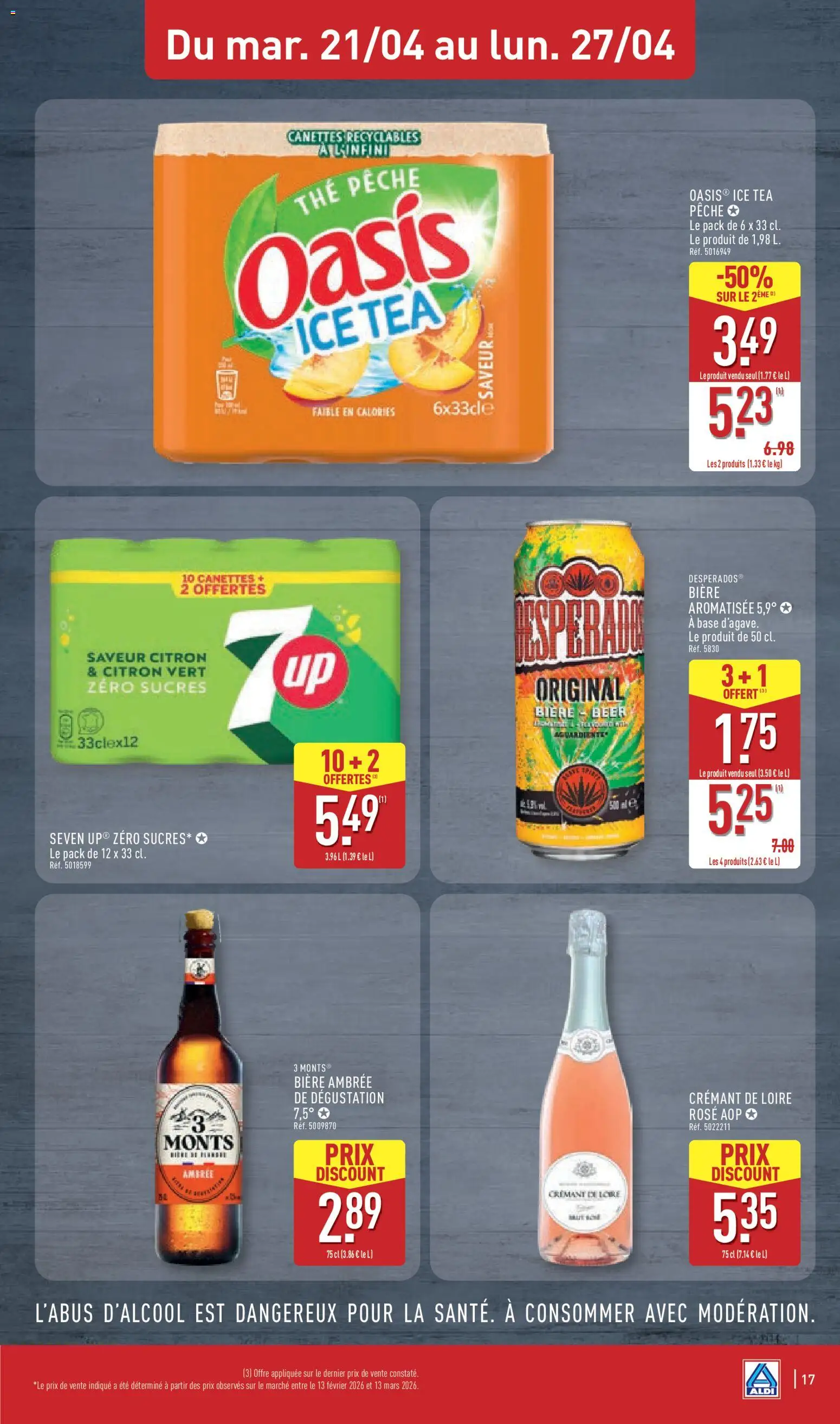 {H1} | Page: 19 | Produits: Citron vert, Pêche, Base, Crémant