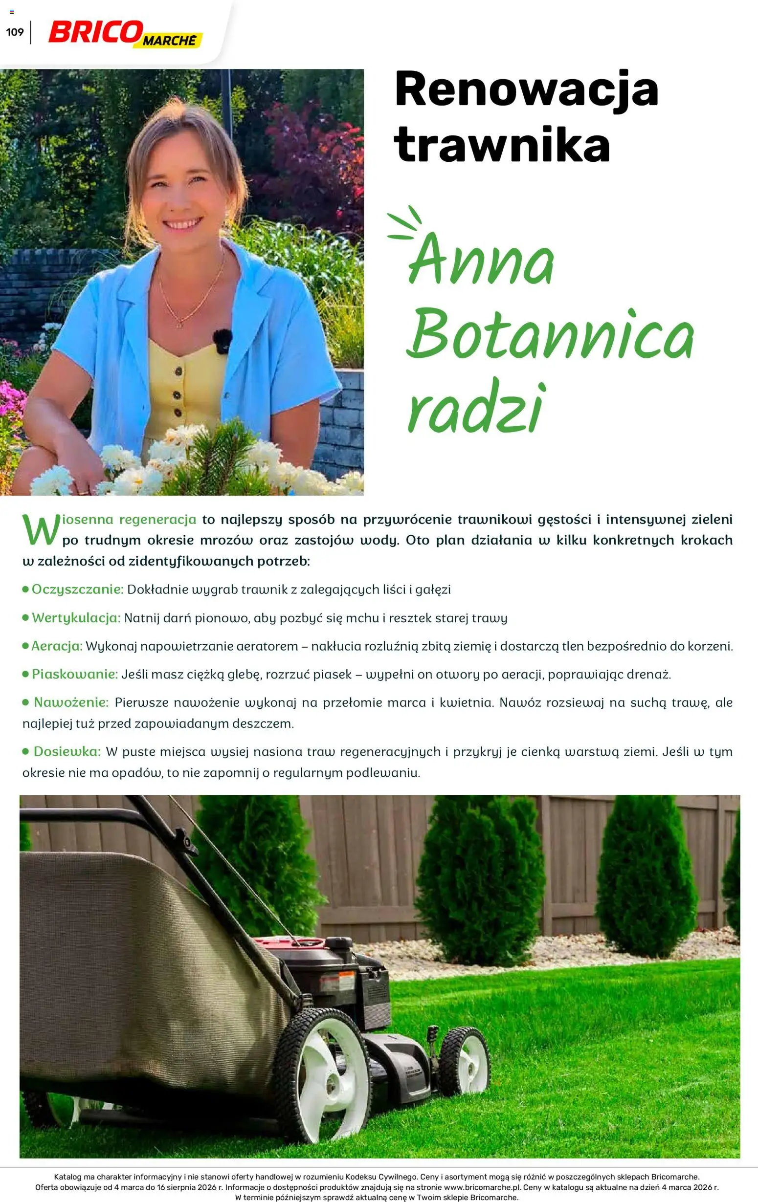 Brico Marché gazetka - Wiosna od 04.03.2026 | Strona: 109 | Produkty: Trawy, Nasiona