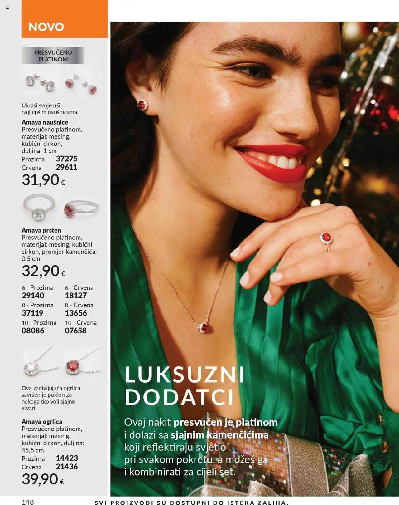 Avon katalog | vrijedi od 30.09.2025 | Stranica: 148 | Proizvodi: Prsten, Ogrlica, Naušnice