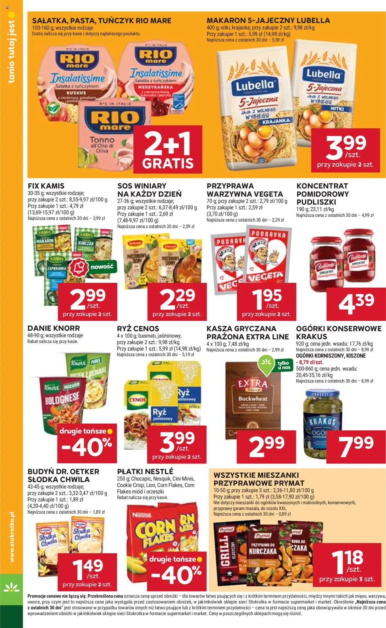 Stokrotka Gazetka - Market od 18.09.2025 | Strona: 16 | Produkty: Kasza gryczana, Ogórki, Sałatka, Sos