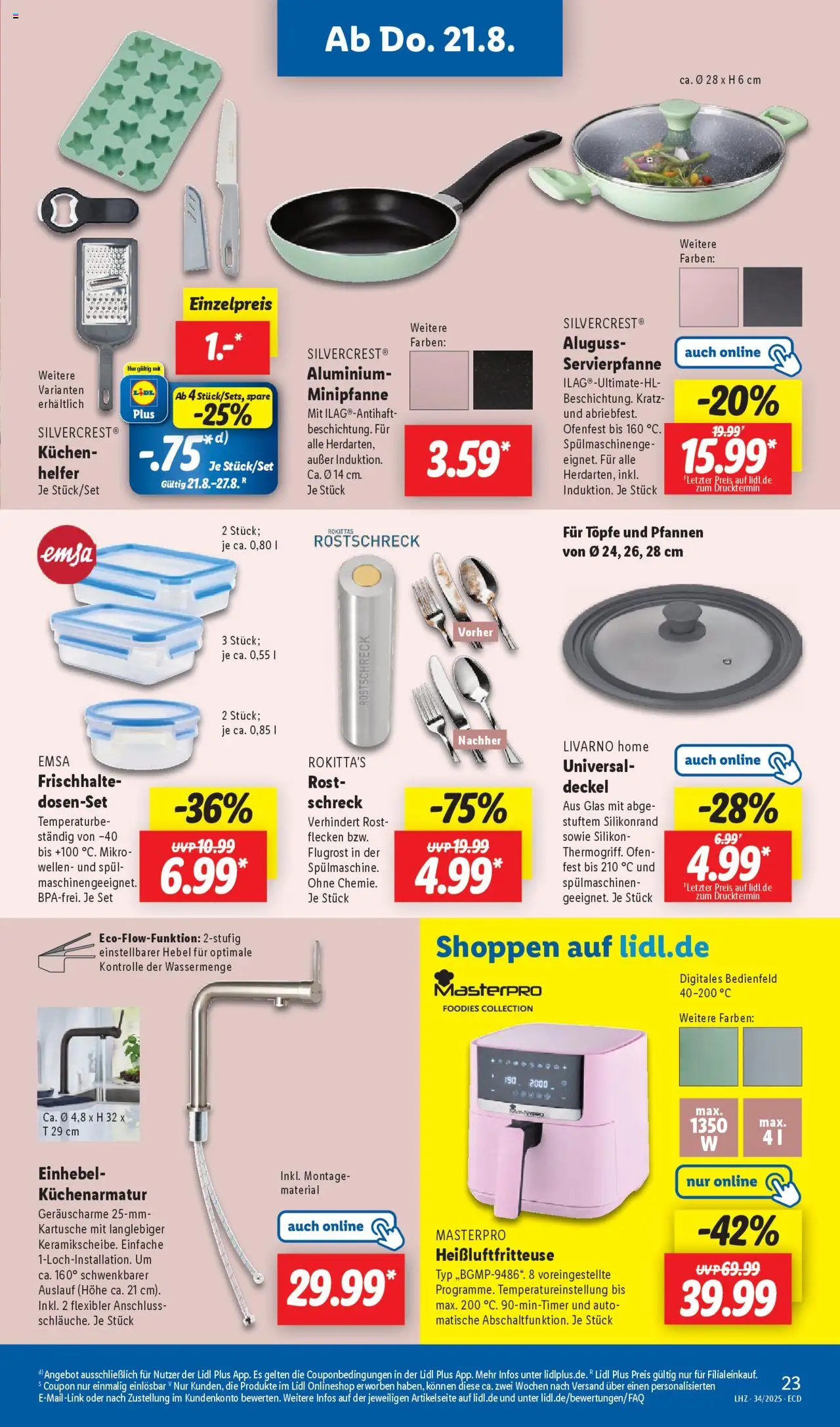 Lidl Prospekt 	 - gültig ab dem 18.08.2025 | Seite: 37 | Produkte: Ofen, Kuchen, Heißluftfritteuse