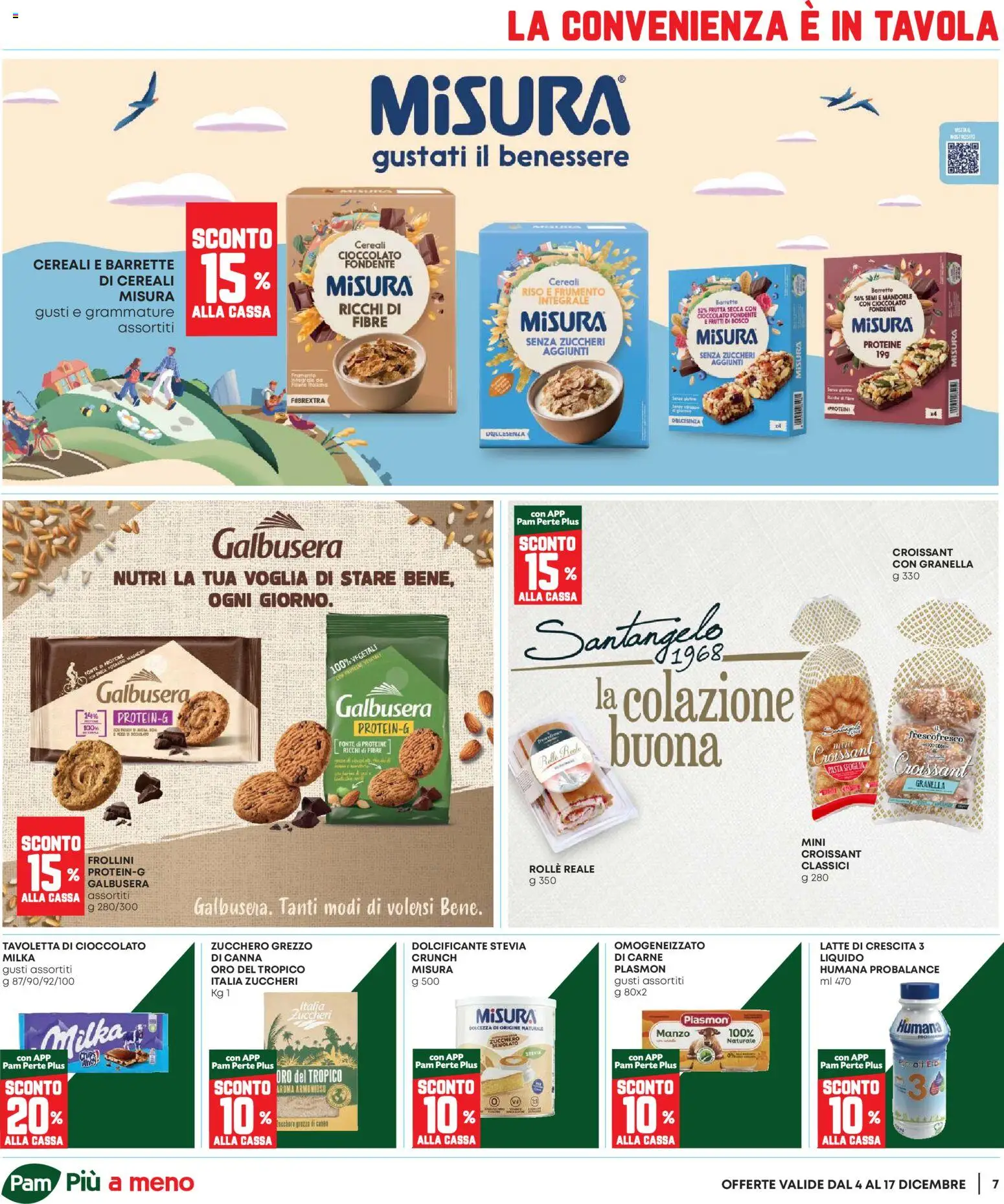 Volantino Panorama del 04.12.2025 | Pagina: 7 | Prodotti: Zucchero, Pasta, Croissant, Frollini