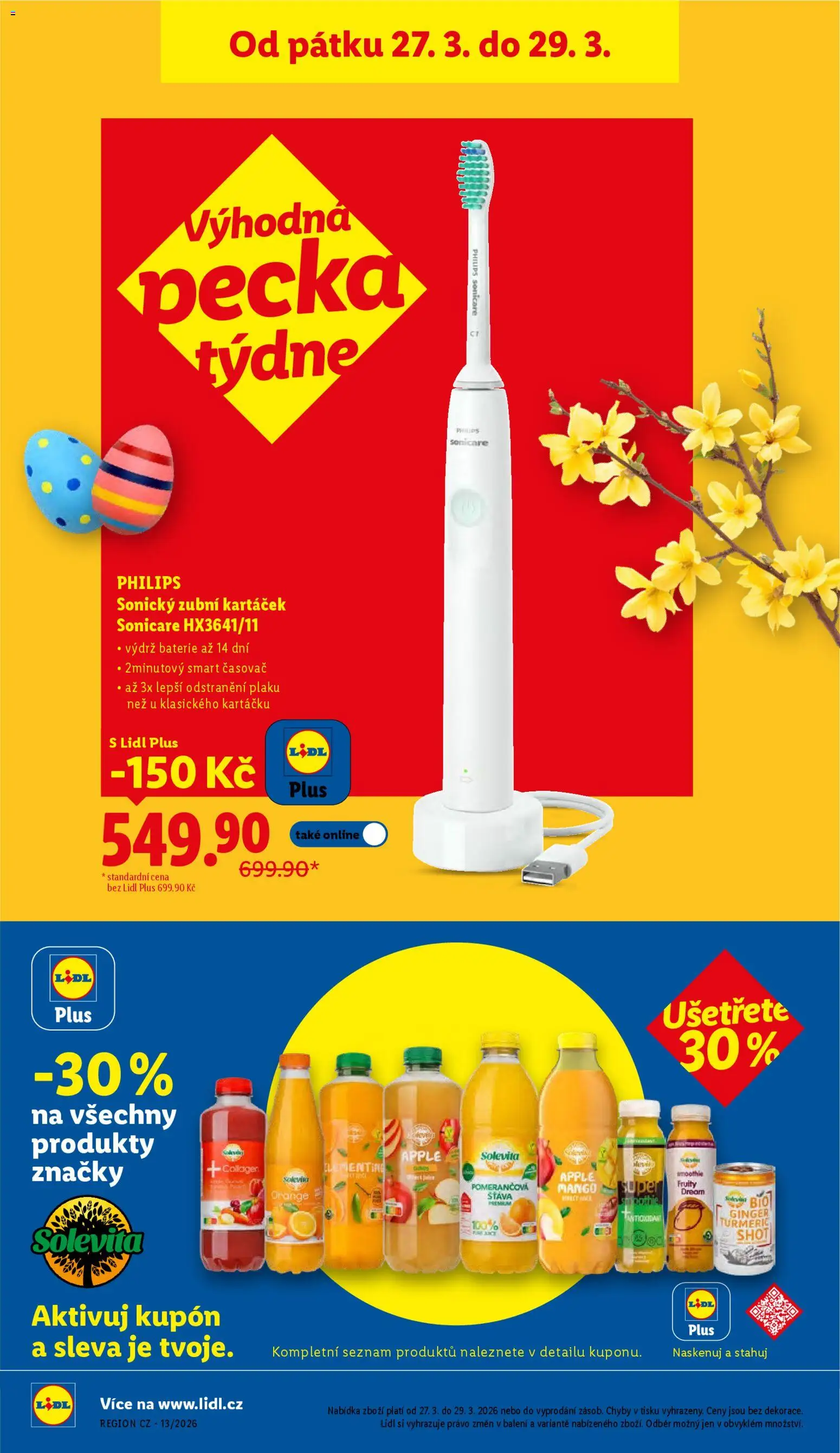 Lidl leták od 26.03.2026 | Strana: 46 | Produkty: Zubní kartáček, Solevita, Časovač, Baterie