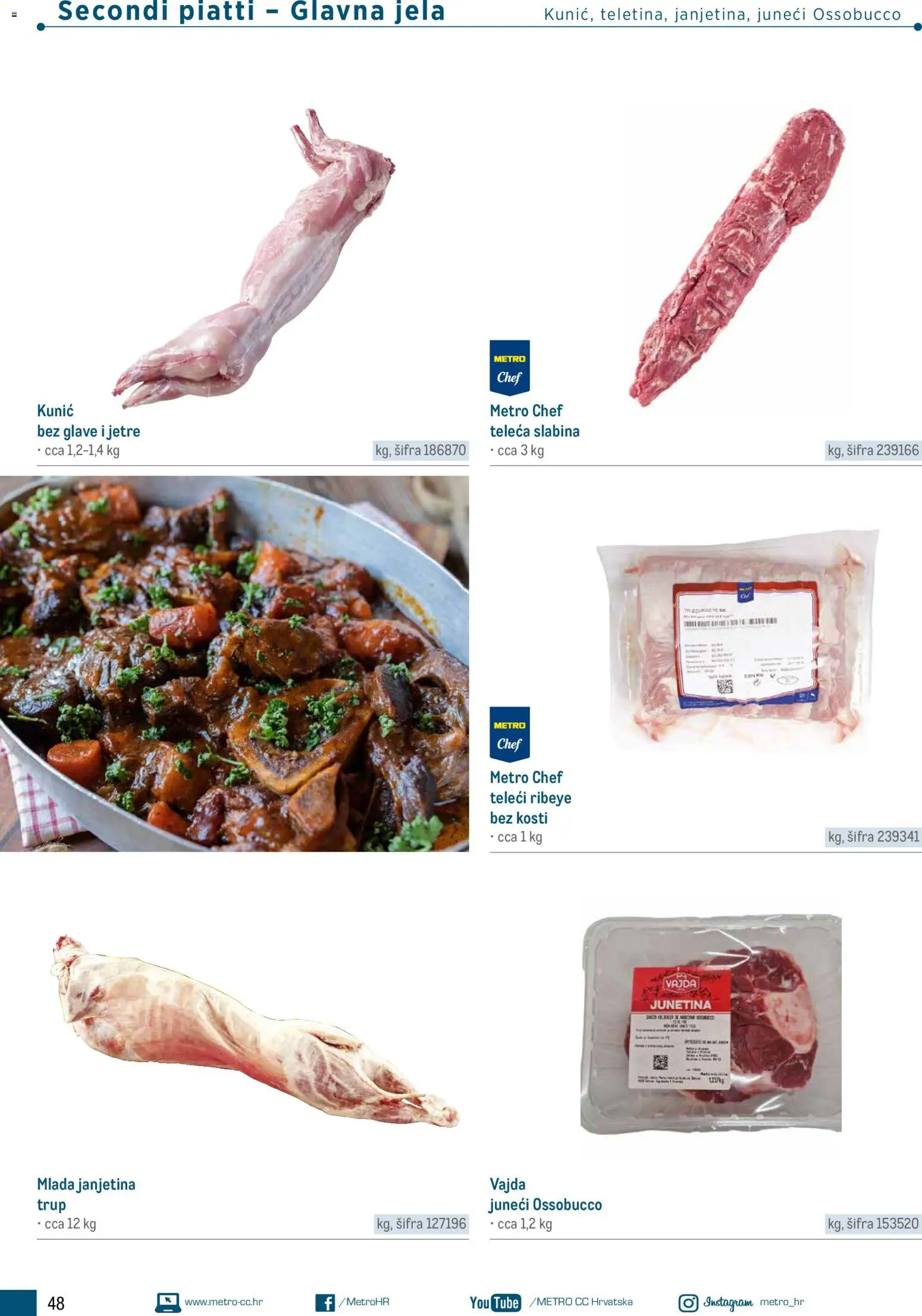 Metro katalog | vrijedi od 05.03.2026 | Stranica: 48 | Proizvodi: Janjetina, Junetina