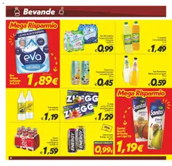 Anteprima del volantino SuperConveniente Caltanissetta/San Cataldo/Gela/Avola/Lascari/Milazzo/Barcellona catalogo valido a partire dal 14.10.2025 | Pagina: 8 | Prodotti: Acqua, Frutta, Limone, Succo di frutta