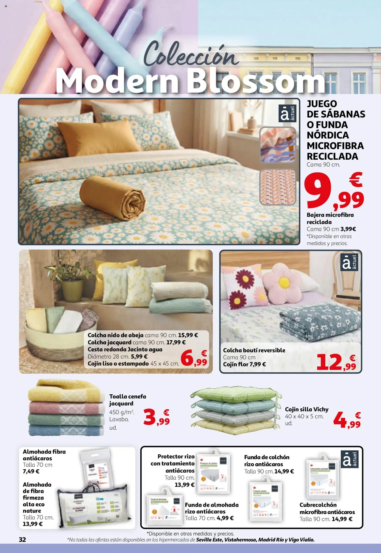 Alcampo HGU MadridActívate en Primavera │ válido desde el 12.03.2026 | Página: 32 | Productos: Colchon, Cama, Almohada, Silla