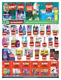 Checkers specials catalogue – valid from 08.12.2025 | Page: 8 | Products: Powder, Fabric softener, Detergent, Cat food