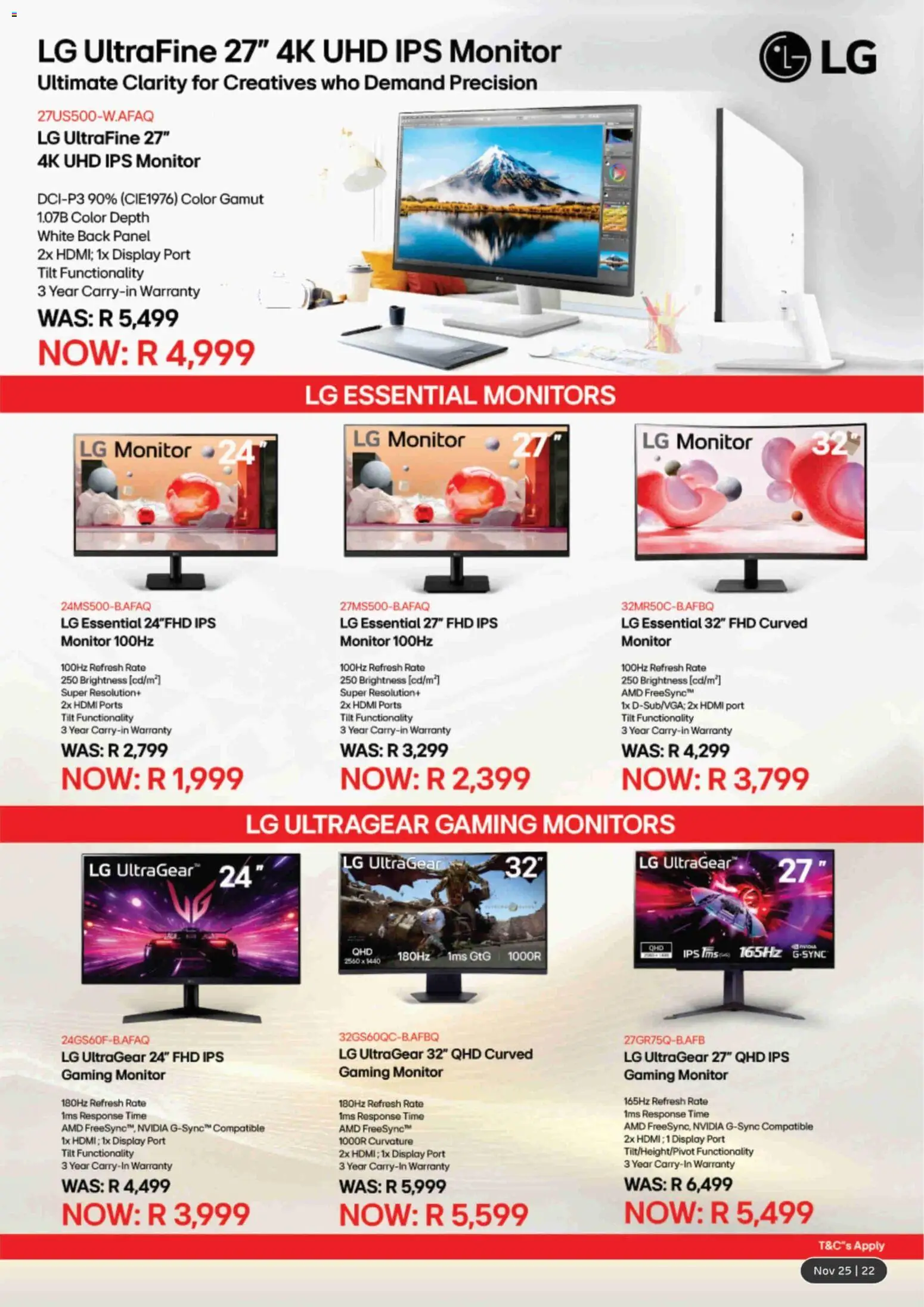 New Computer Mania catalogue – valid from 01.11.2025 | Page: 23 | Products: Monitor