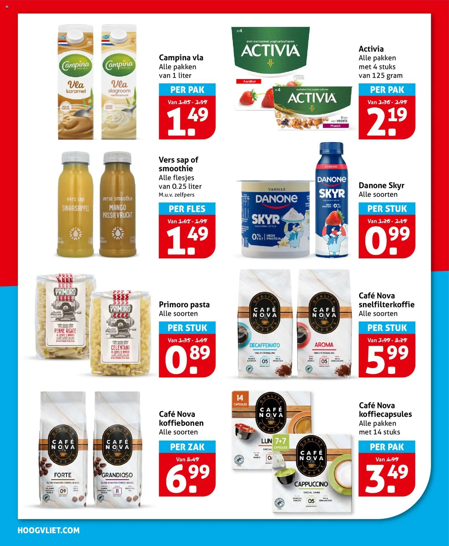 {H1} | Pagina: 16 | Producten: Koffiebonen, Koffiecapsules, Zak, Cappuccino