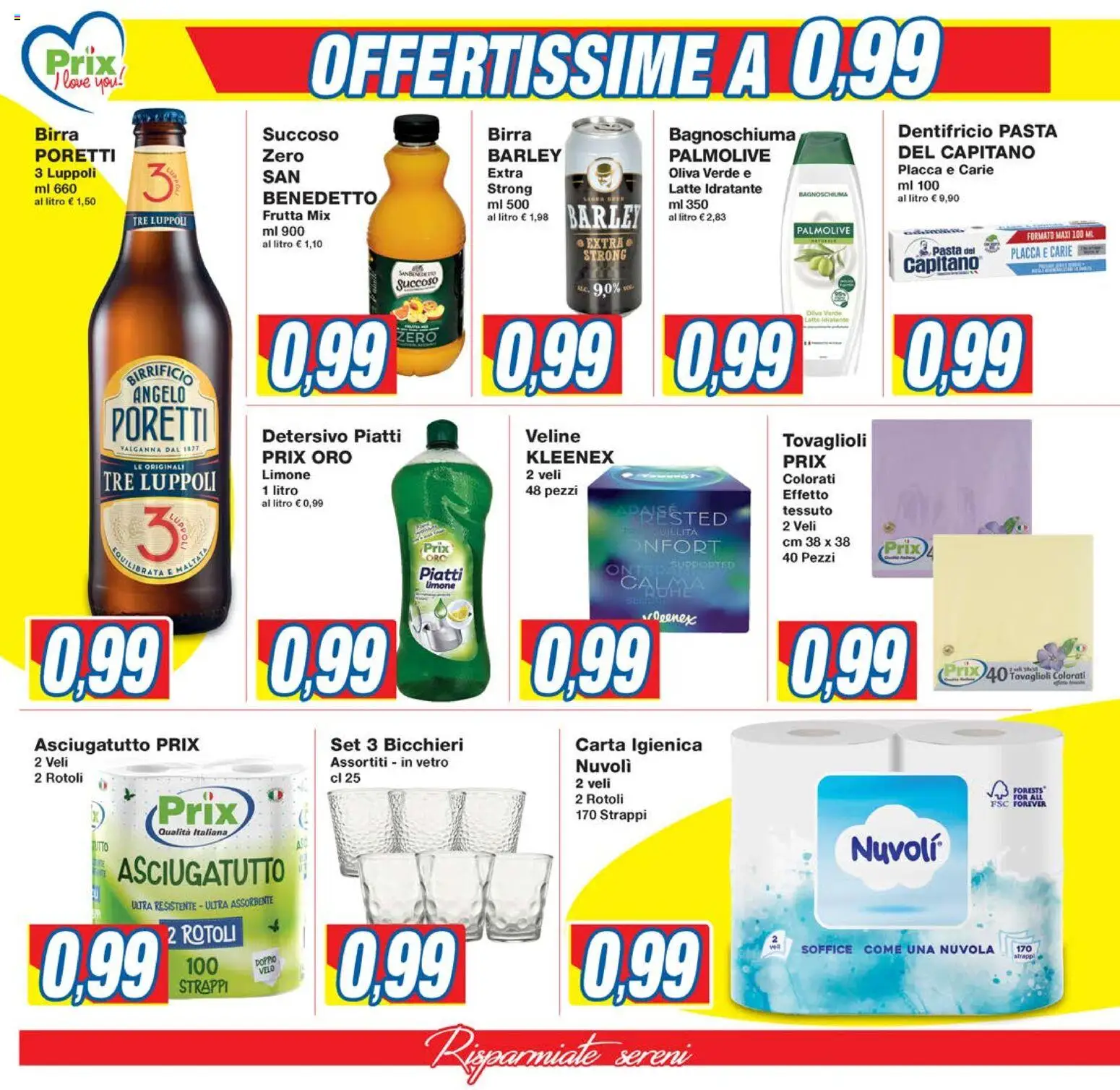 Volantino Prix del 21.11.2025 | Pagina: 6 | Prodotti: Birra, Frutta, Latte idratante, Pasta