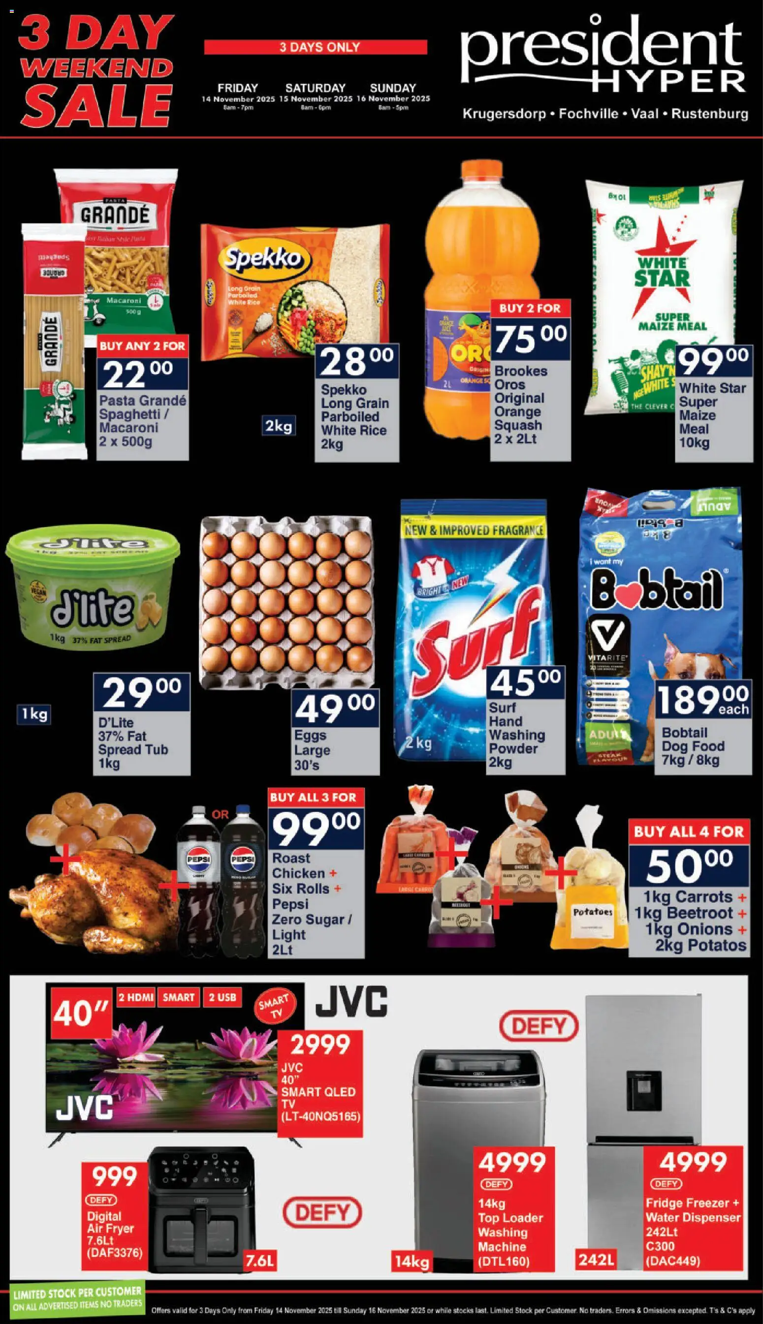 New President Hyper catalogue – valid from 14.11.2025 | Page: 2 | Products: Freezer, Fridge, Fragrance, Powder