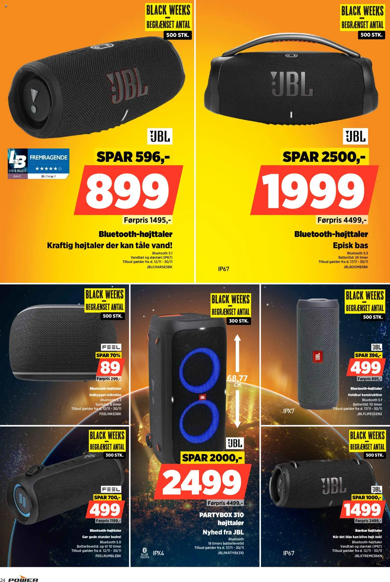 Power tilbudsavis – gyldig fra 28.11.2025 | Side: 24 | Produkter: Lyd, Mikrofon, Højttaler