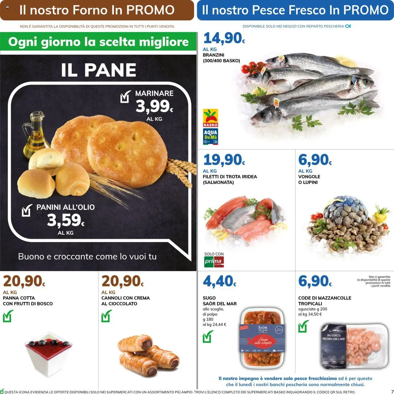 Volantino Basko del 16.09.2025 | Pagina: 7 | Prodotti: Crema, Pane, Polpo, Sugo